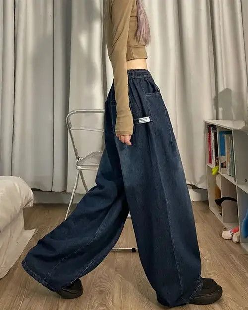 Japanese Brand × Vintage Spring Women Vintage Baggy Jeans Size 32" / US 10 / IT 46 - 2 Thumbnail