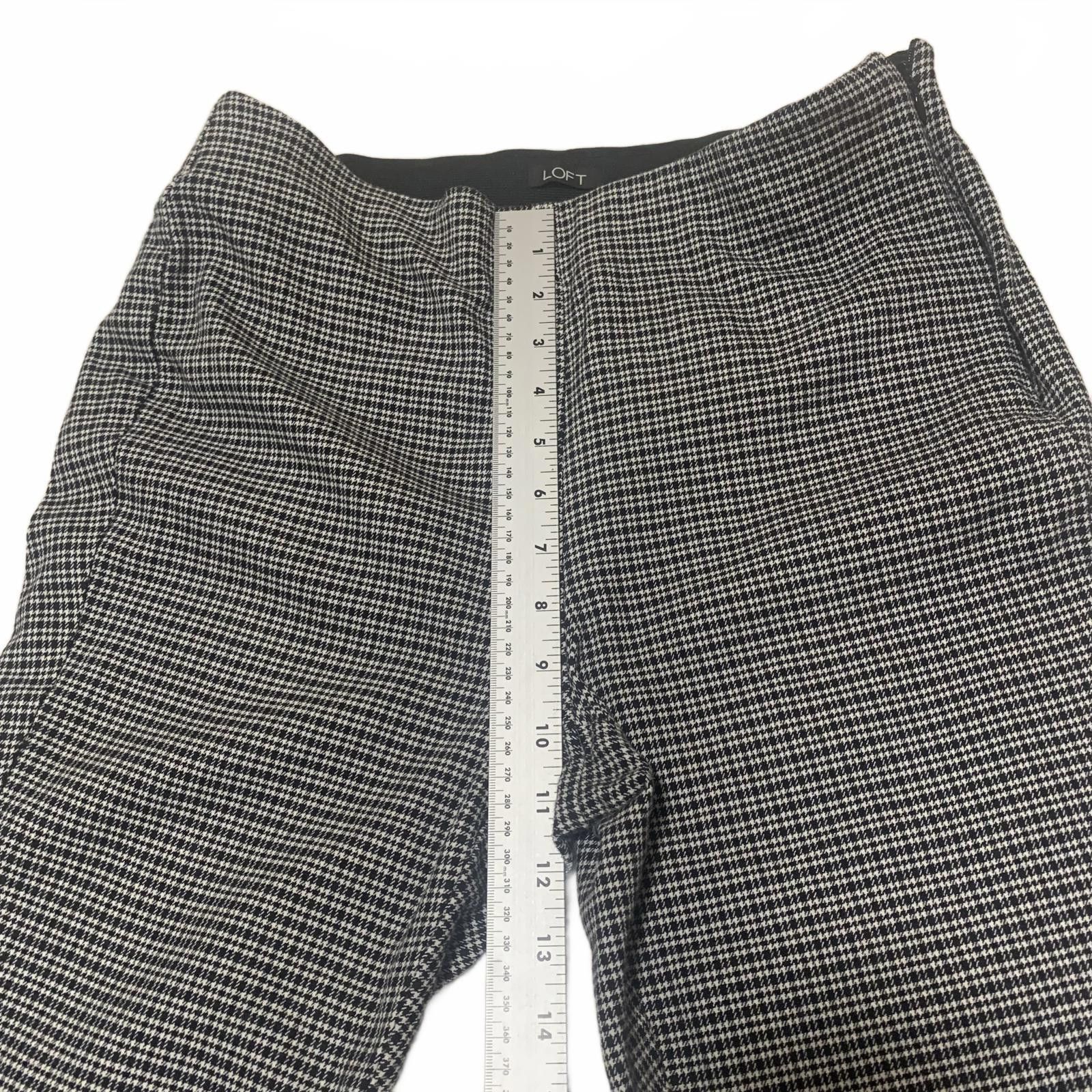 Other LOFT Women's Checkered Dress Pants Size 8 Curvy Skinny Size 30" / US 8 / IT 44 - 6 Thumbnail