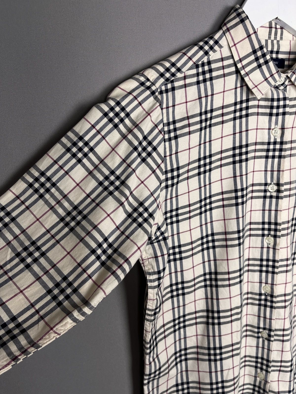 Burberry × Designer BURBERRY Y2K Nova Check Shirt Size M / US 6-8 / IT 42-44 - 8 Thumbnail