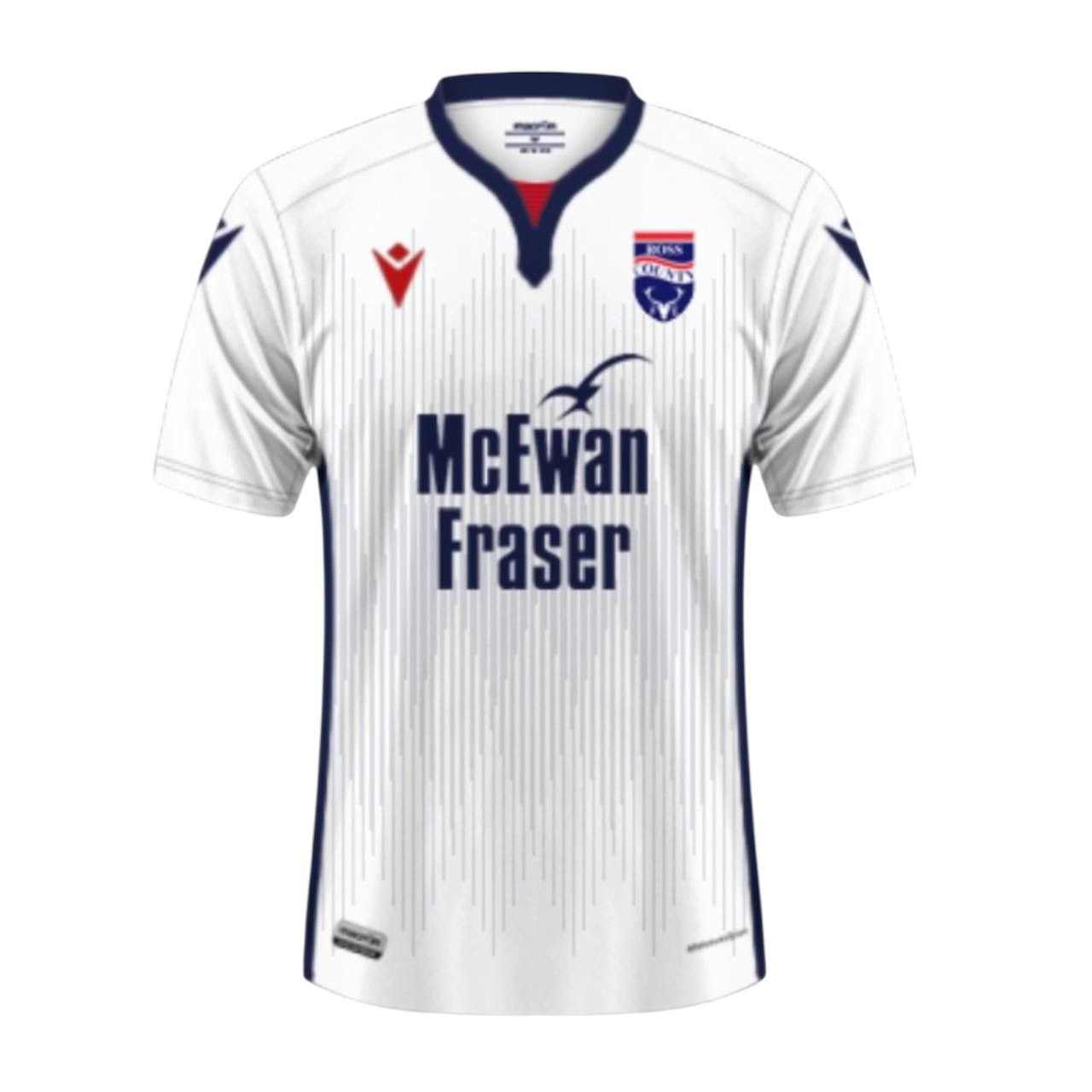 Macron 2019/20 ROSS COUNTY AWAY SOCCER JERSEY FOOTBALL SHIRT MACRON Size US S / EU 44-46 / 1 - 1 Thumbnail