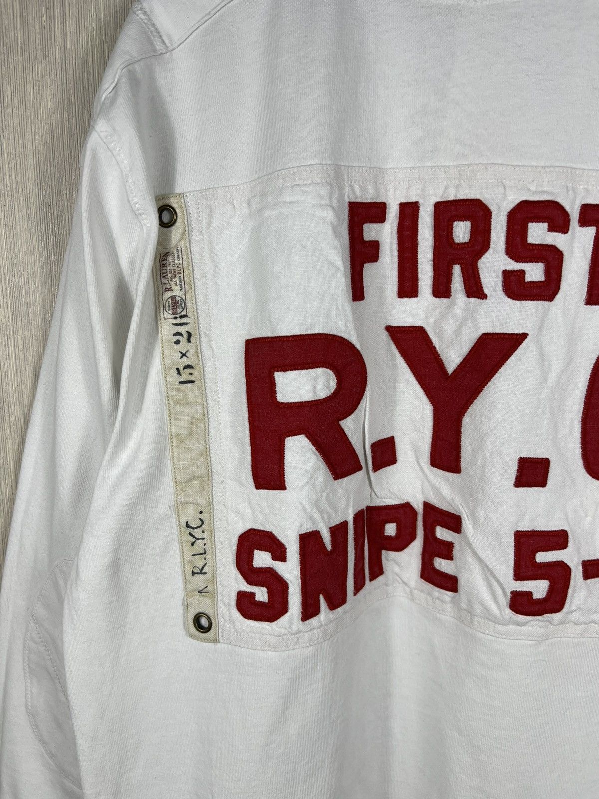 Polo Ralph Lauren Vintage 90s Polo by Ralph Lauren yachting polo long sleeve Size US L / EU 52-54 / 3 - 19 Thumbnail