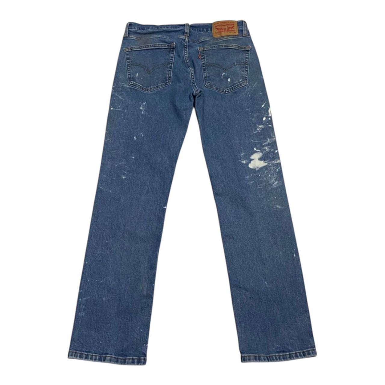 Levi's Levi's 514 straight-fit splatter denim jeans Size US 31 - 1 Thumbnail