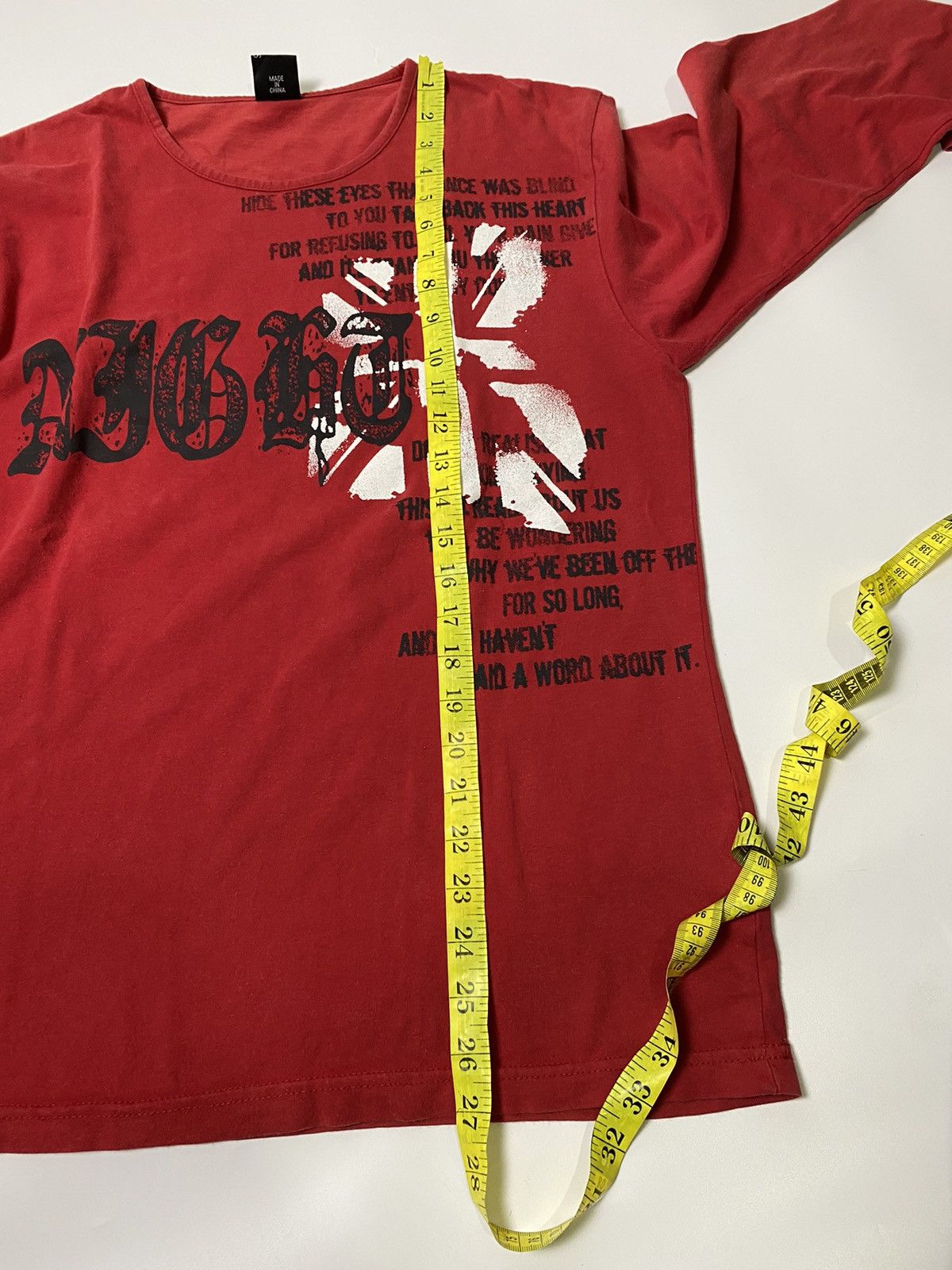 GOSTAR DE FUGA × If Six Was Nine × Japanese Brand poem longsleeve the breaker punk grunge style Size US L / EU 52-54 / 3 - 6 Thumbnail