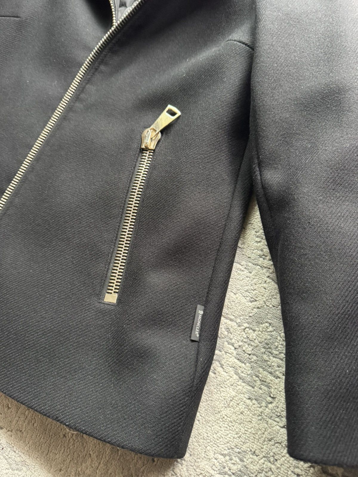 Moncler Moncler Arbu Wool Down Hooded Coat Size 1 Size XS / US 0-2 / IT 36-38 - 13 Thumbnail