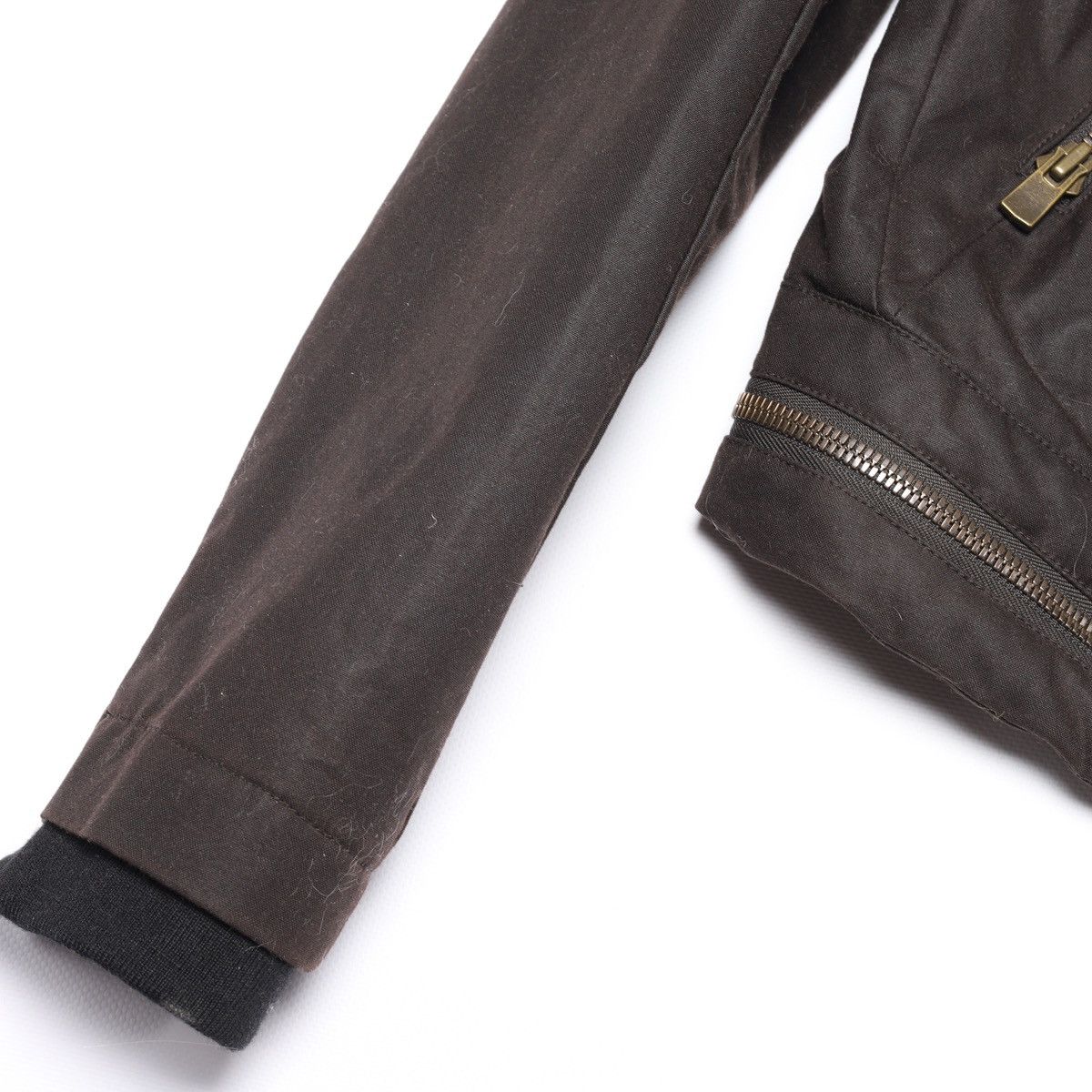 Givenchy Givenchy Archive Brown Fleece Lined Flight Jacket Zipper Size XS / US 0-2 / IT 36-38 - 19 Thumbnail