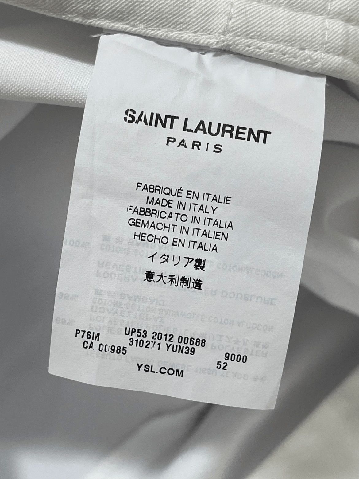 Saint Laurent Paris Sz 52 Saint Laurent Paris Plain Kaki Pants-2508 Size US 36 / EU 52 - 8 Thumbnail