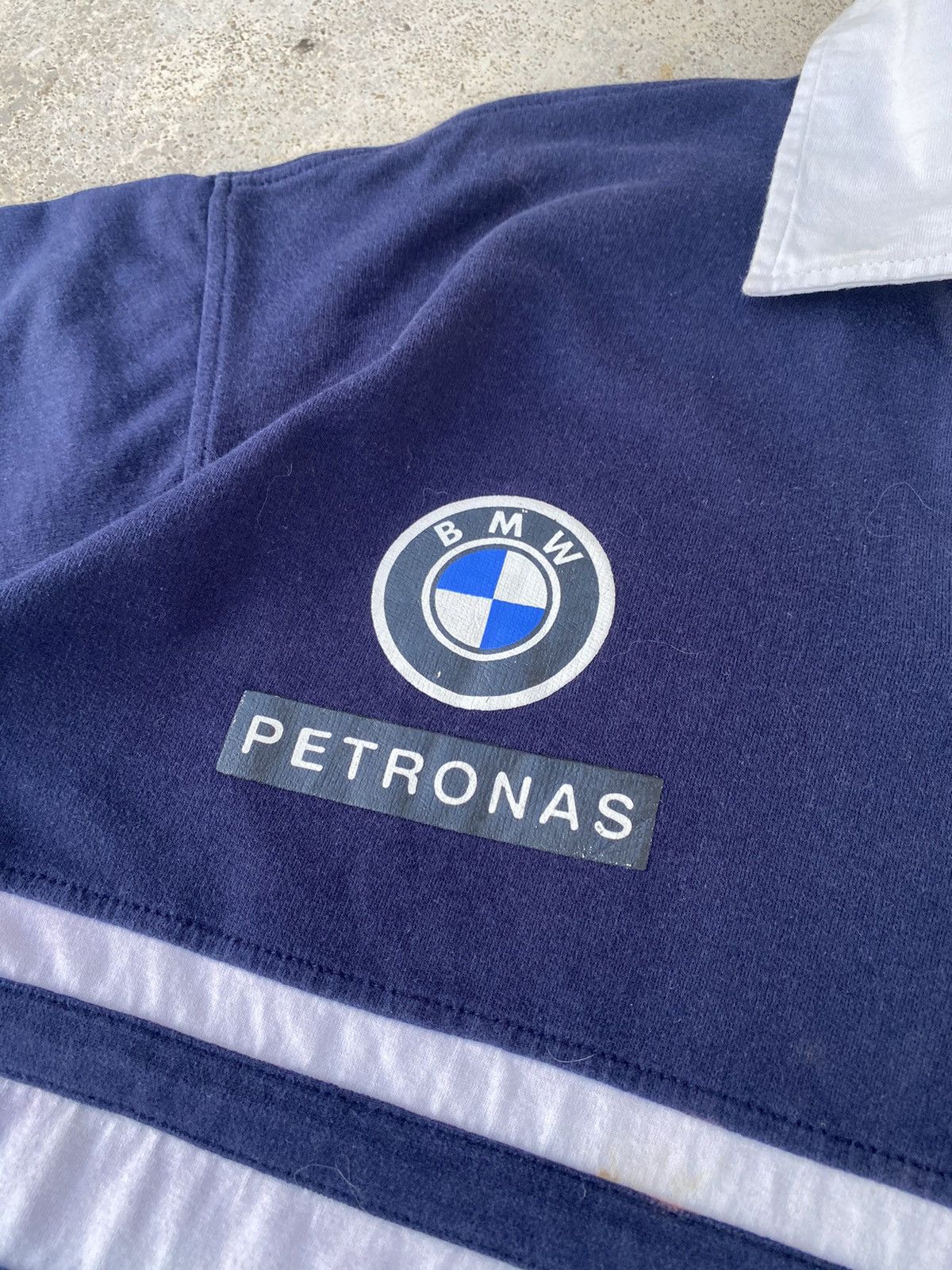 BMW Vintage BMW Polo Rugby Formula 1 Racing Size US L / EU 52-54 / 3 - 3 Thumbnail