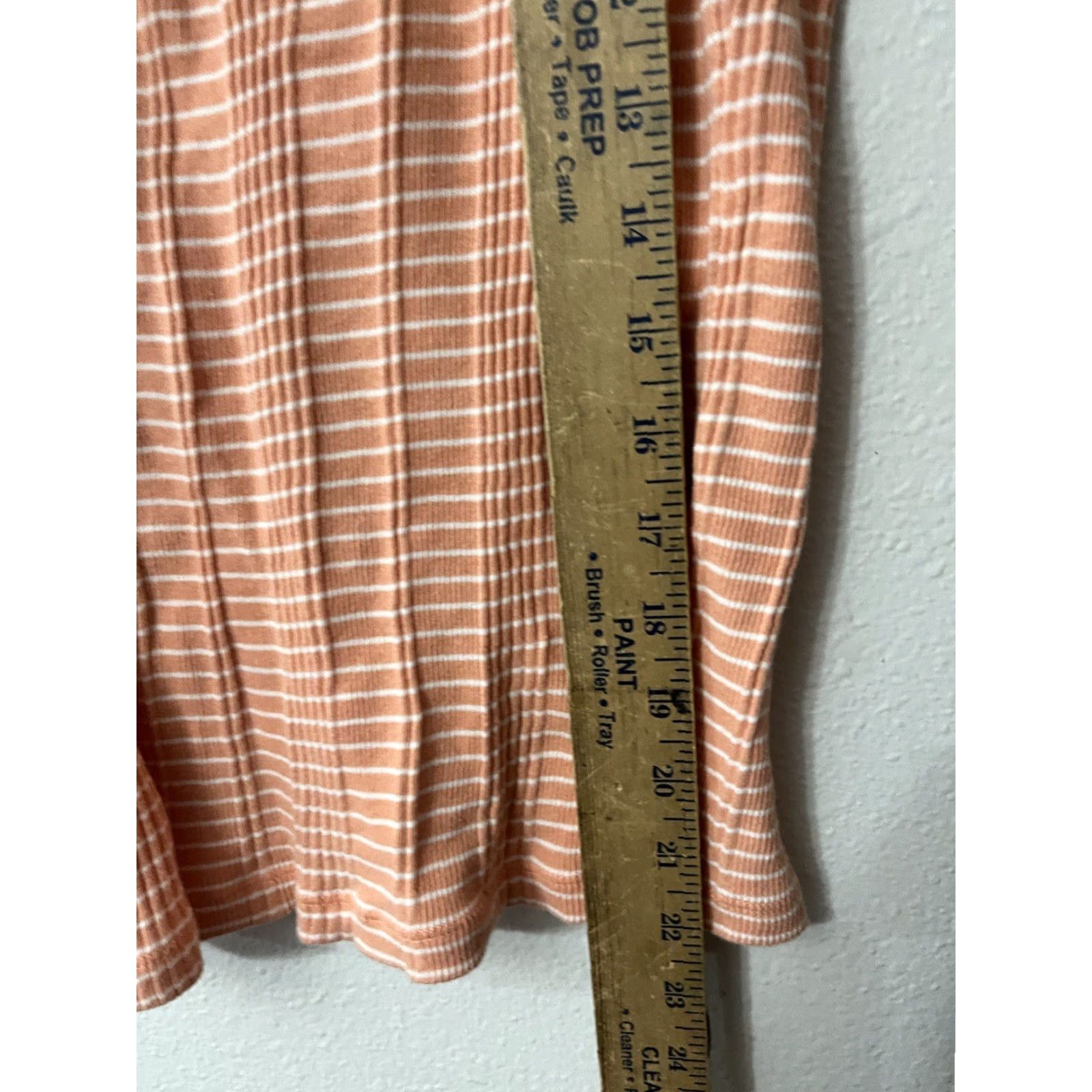 CO VINTAGE Liz & Co Women Short Sleeve T-Shirt Cotton Scoop Neck Casual Top 100% Cotton, Petite Large, Orange Size L / US 10 / IT 46 - 5 Thumbnail