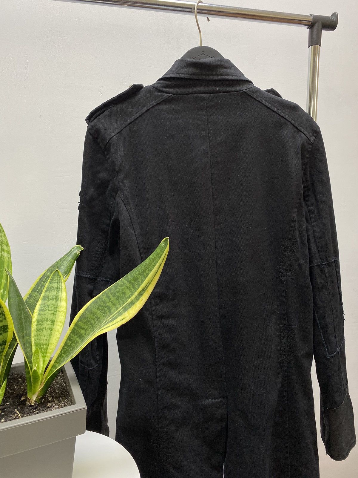 Other Vintage Faith Connexion Black Trench Coat Jacket Men’s Black Size US M / EU 48-50 / 2 - 18 Thumbnail