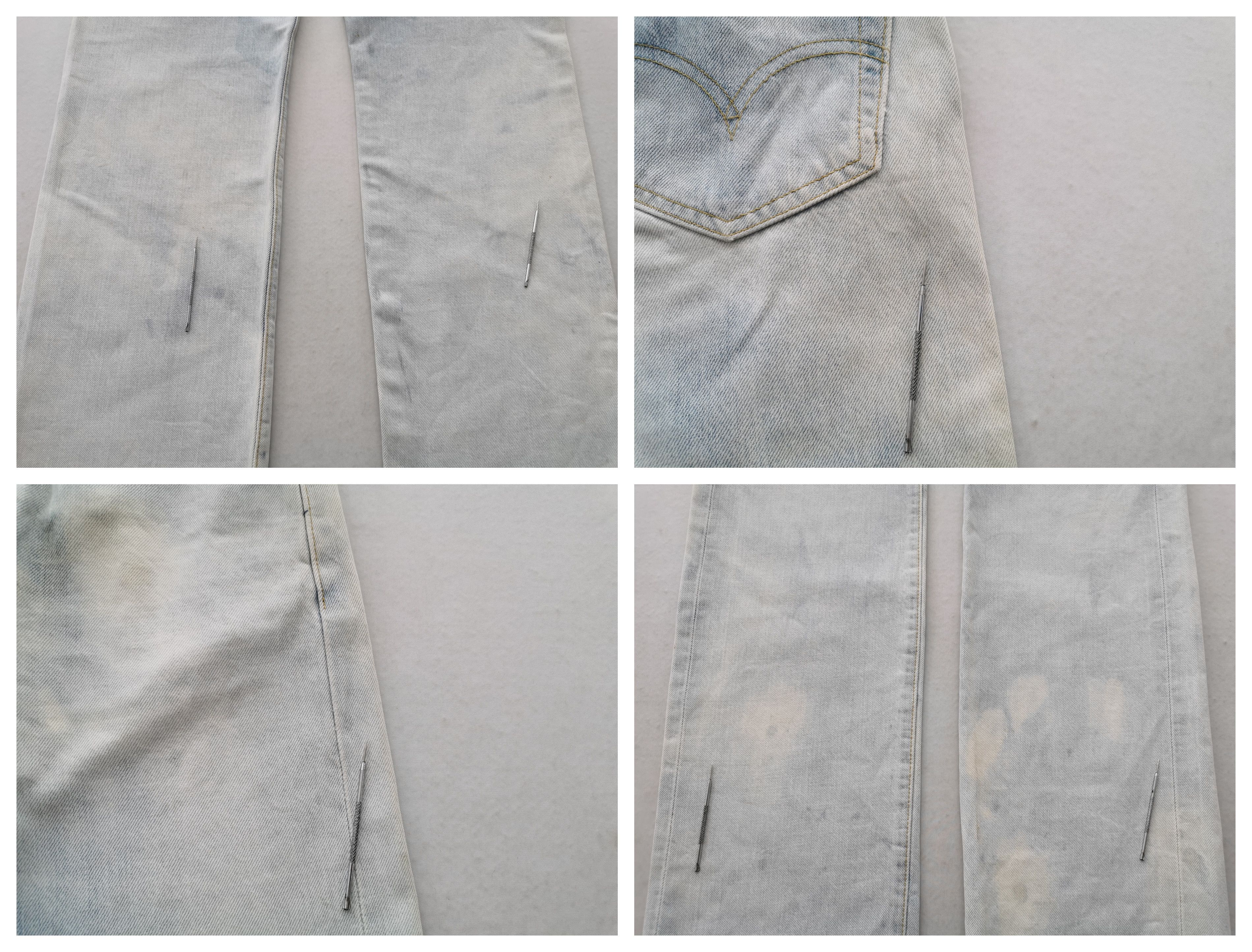Levi's Vintage 90's Levis 702XX Big E Selvedge Acidwash Denim Size US 26 / EU 42 - 11 Thumbnail