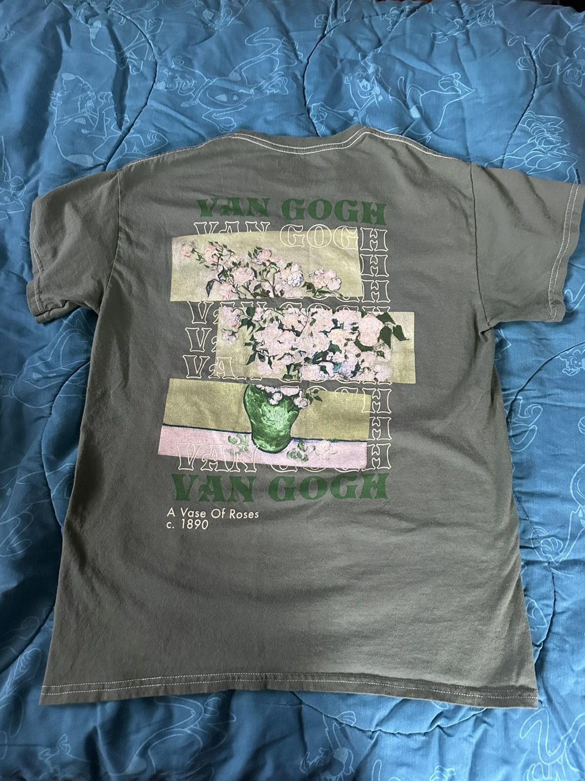 Arts & Science Van Gogh Vase of Roses T Shirt Size US M / EU 48-50 / 2 - 4 Thumbnail