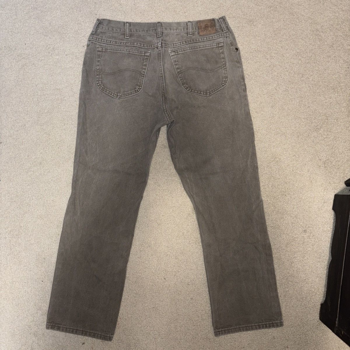 Lee Vintage Lee Jeans Mens 38x30 Brown Denim Straight Leg Size US 38 / EU 54 - 2 Thumbnail