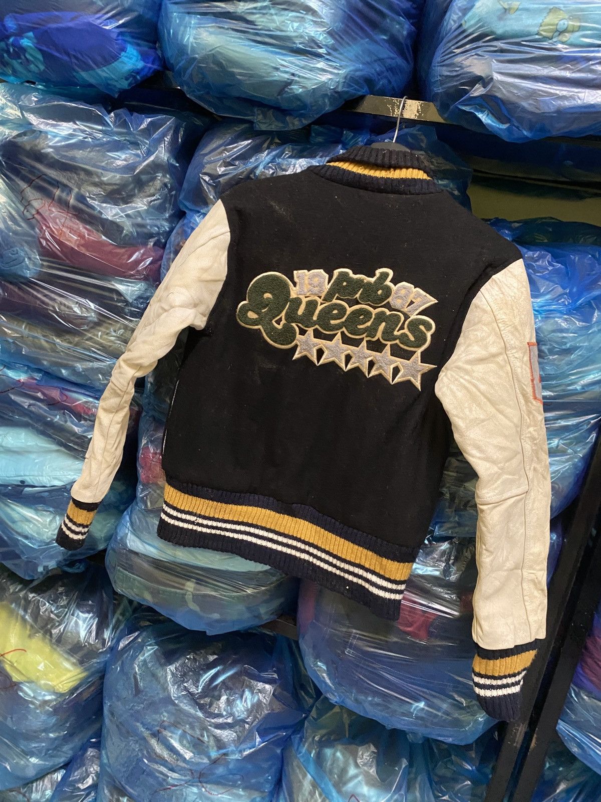 Other VINTAGE PNB QUEEN VARSITY LEATHER JACKET Size S / US 4 / IT 40 - 6 Thumbnail