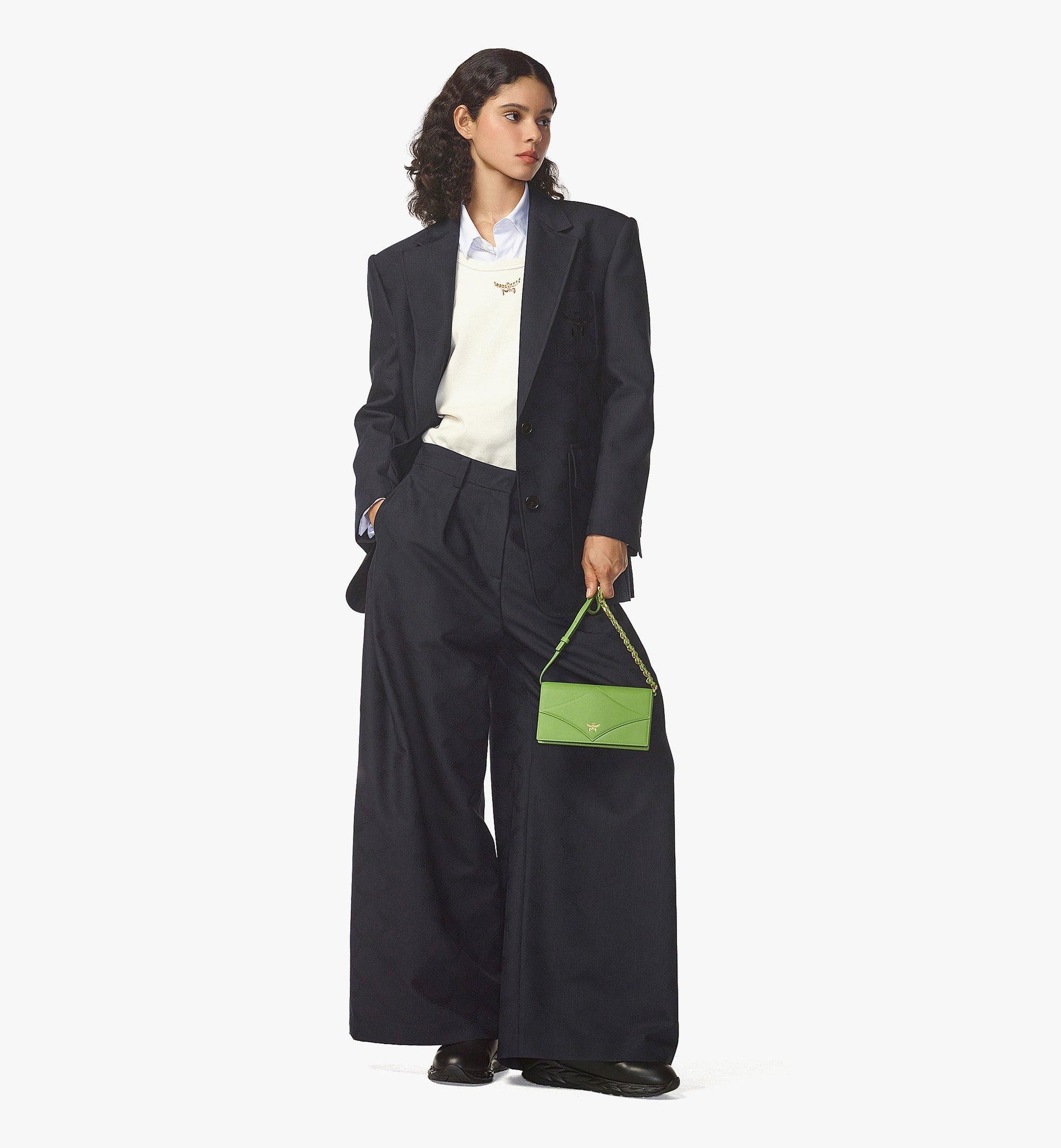 MCM o1mt1gz0725 Size: OS / Fold Large Wallet in Green Size ONE SIZE - 5 Thumbnail