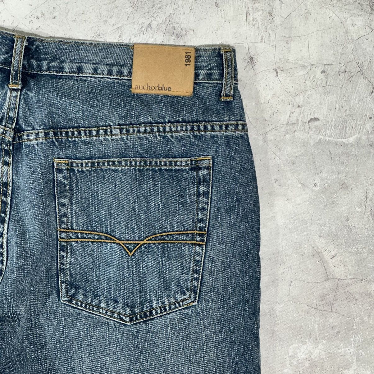 Anchor Blue × Japanese Brand Vintage Y2K loose fit Jeans Size US 36 / EU 52 - 5 Thumbnail
