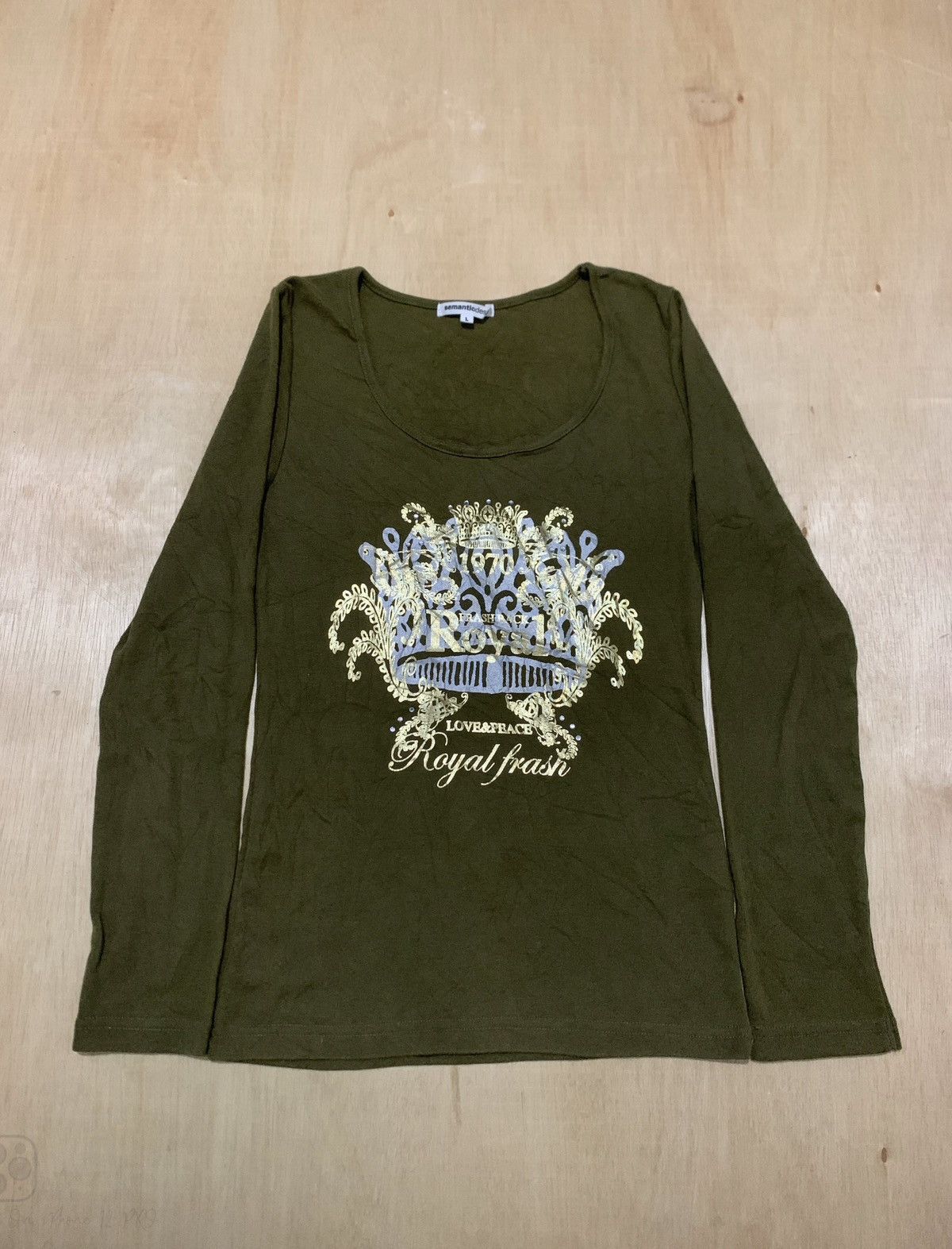 Vintage Y2k Semanticdesign ifsixwasnine Punk style Longsleeve Size L / US 10 / IT 46 - 1 Thumbnail