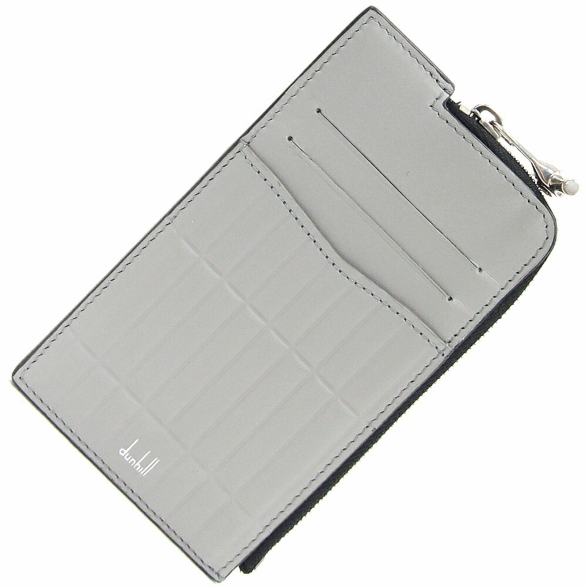 Alfred Dunhill Dunhill Coin Case DU22F210ZRA Grey Leather Purse Card Holder Fragment Men's dunhill Size ONE SIZE - 1 Thumbnail