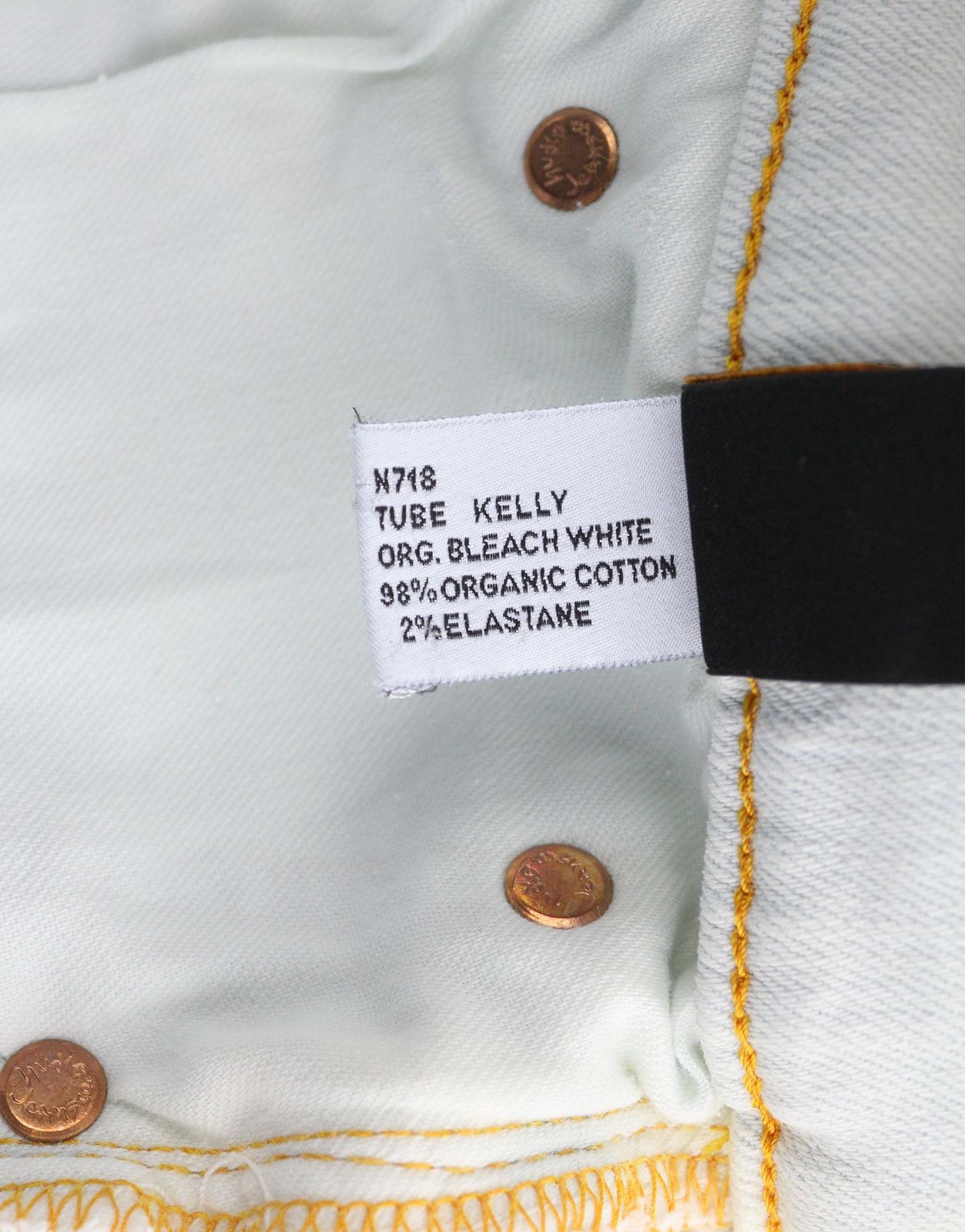 Nudie Jeans TUBE KELLY BLEACH WHITE W29/L32 Skinny Jeans 87258 Size US 29 - 7 Thumbnail