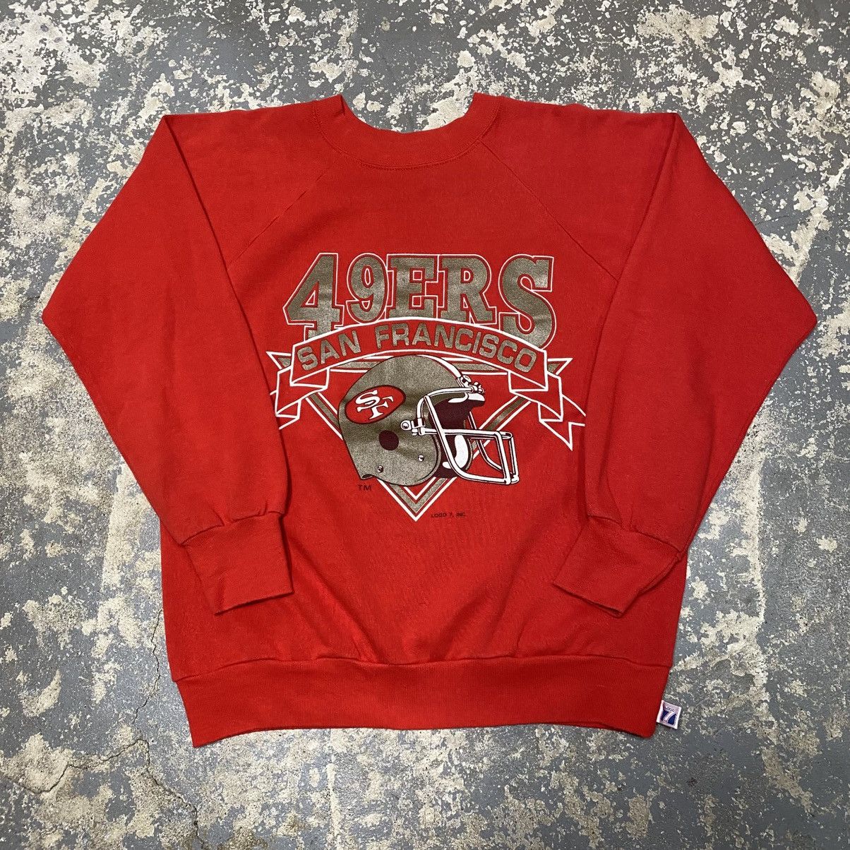 Logo 7 × NFL × Vintage Vintage San Francisco 49ers Logo 7 Crewneck Sweatshirt Size US M / EU 48-50 / 2 - 1 Thumbnail