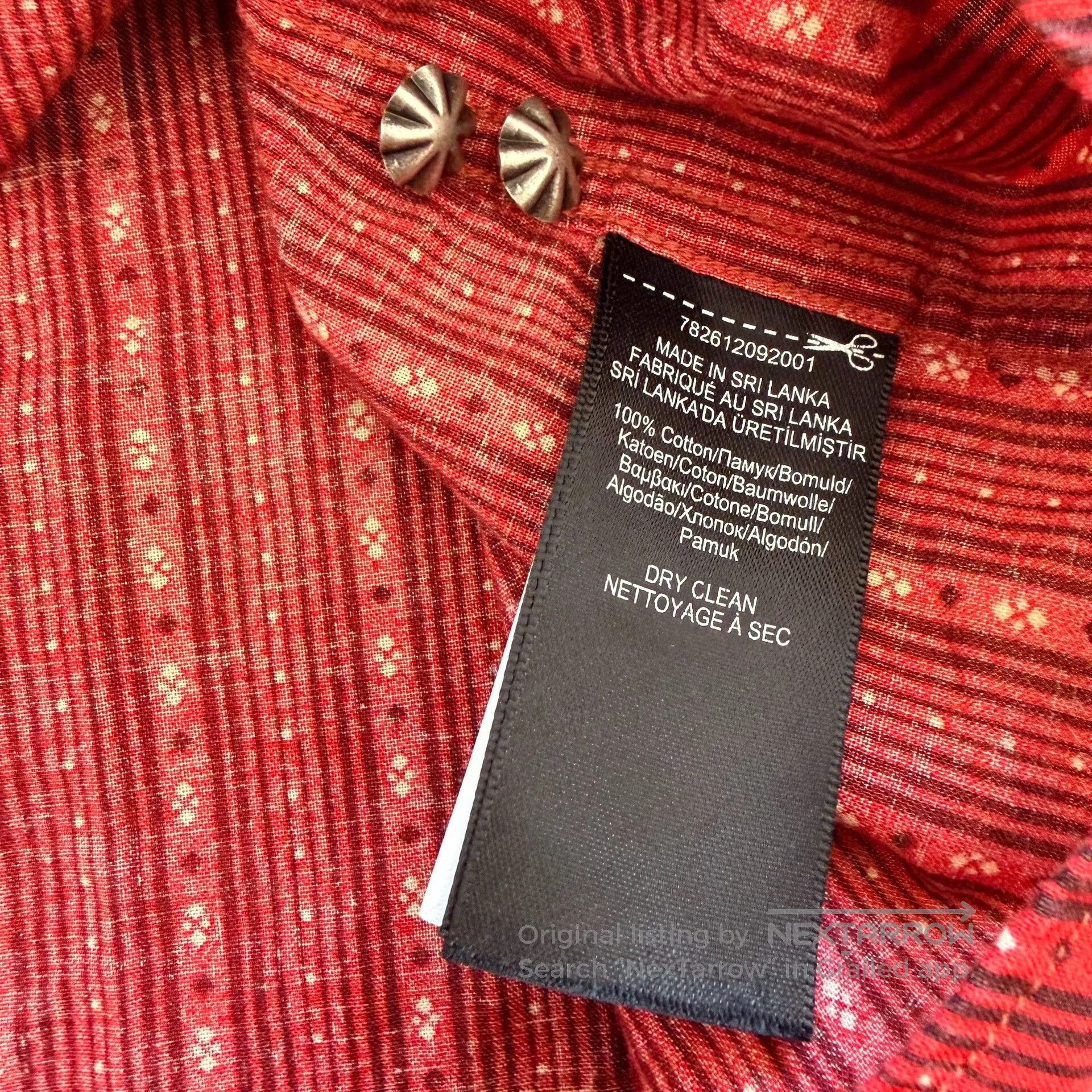 RRL Ralph Lauren Vintage RRL Western Stripe Floral Shirt. Size US XXL / EU 58 / 5 - 7 Thumbnail