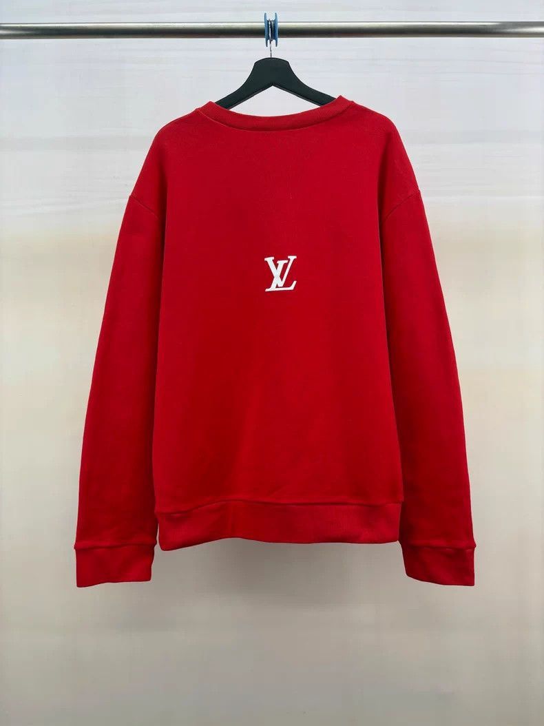 Louis Vuitton Louis Vuitton Red Sweatshirt XXL Size -2505 Size US XXL / EU 58 / 5 - 2 Thumbnail