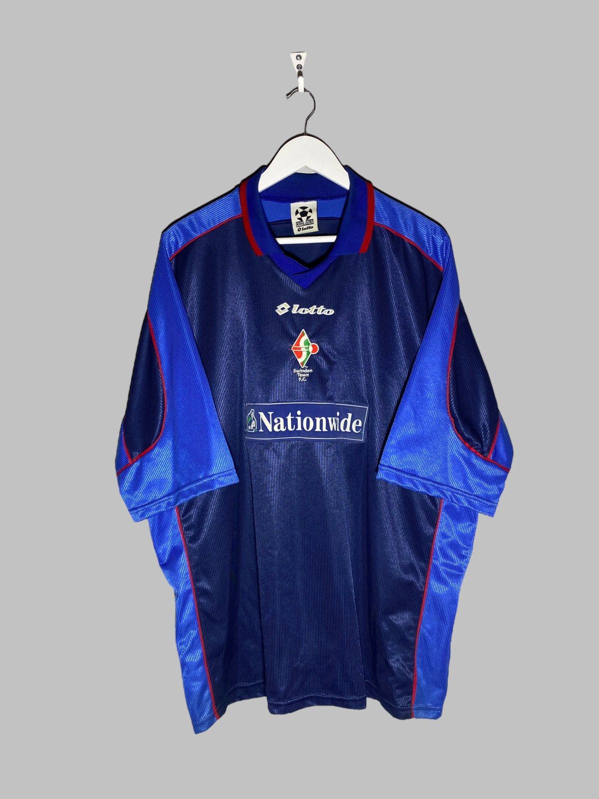 Vintage Vintage Lotto Swindon Town 1999 Away Football Shirt Rare Size US XL / EU 56 / 4 - 1 Thumbnail