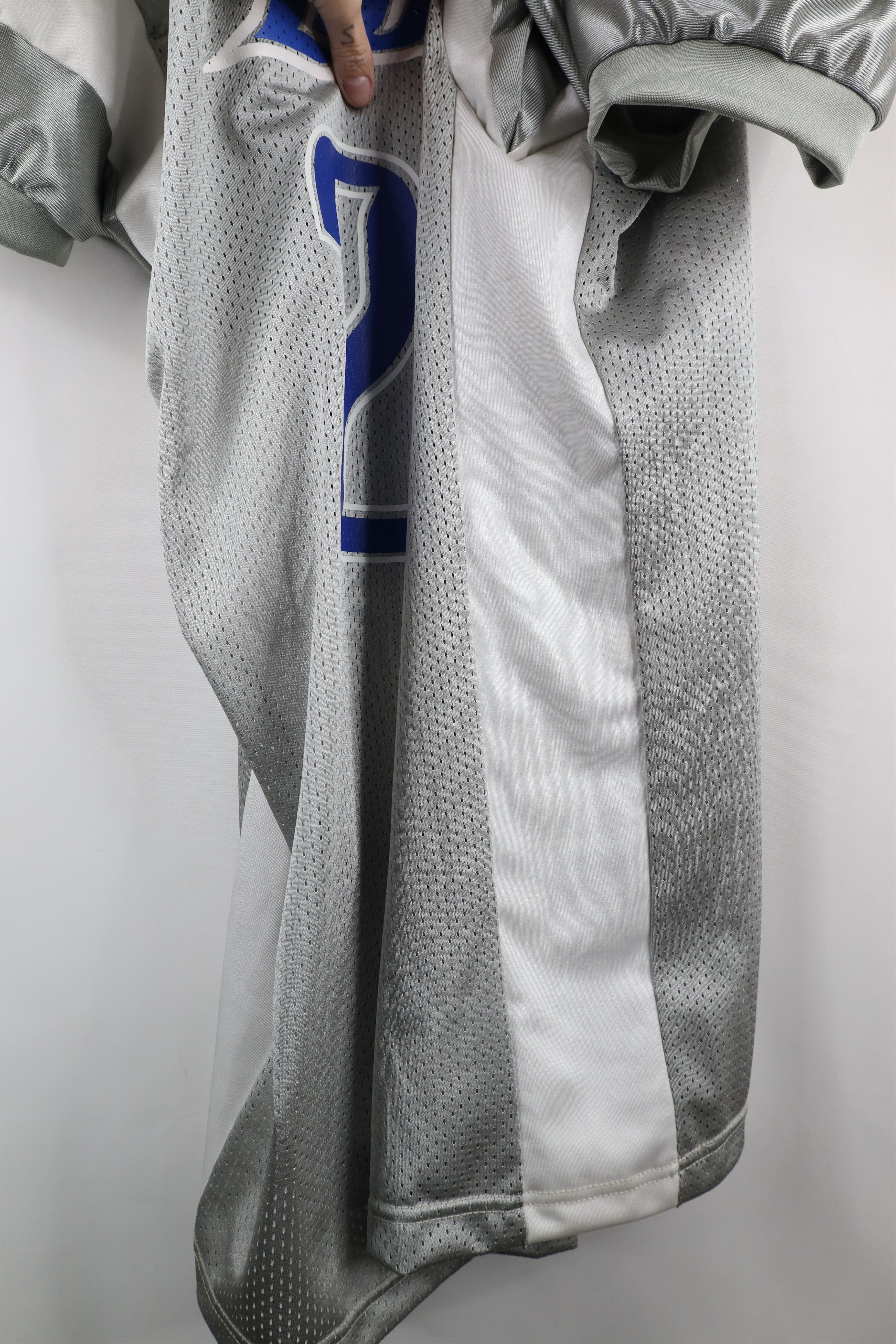 Vintage Vintage 90s Sanders Detroit Lions Football Jersey Silver #20 Size US XL / EU 56 / 4 - 9 Thumbnail