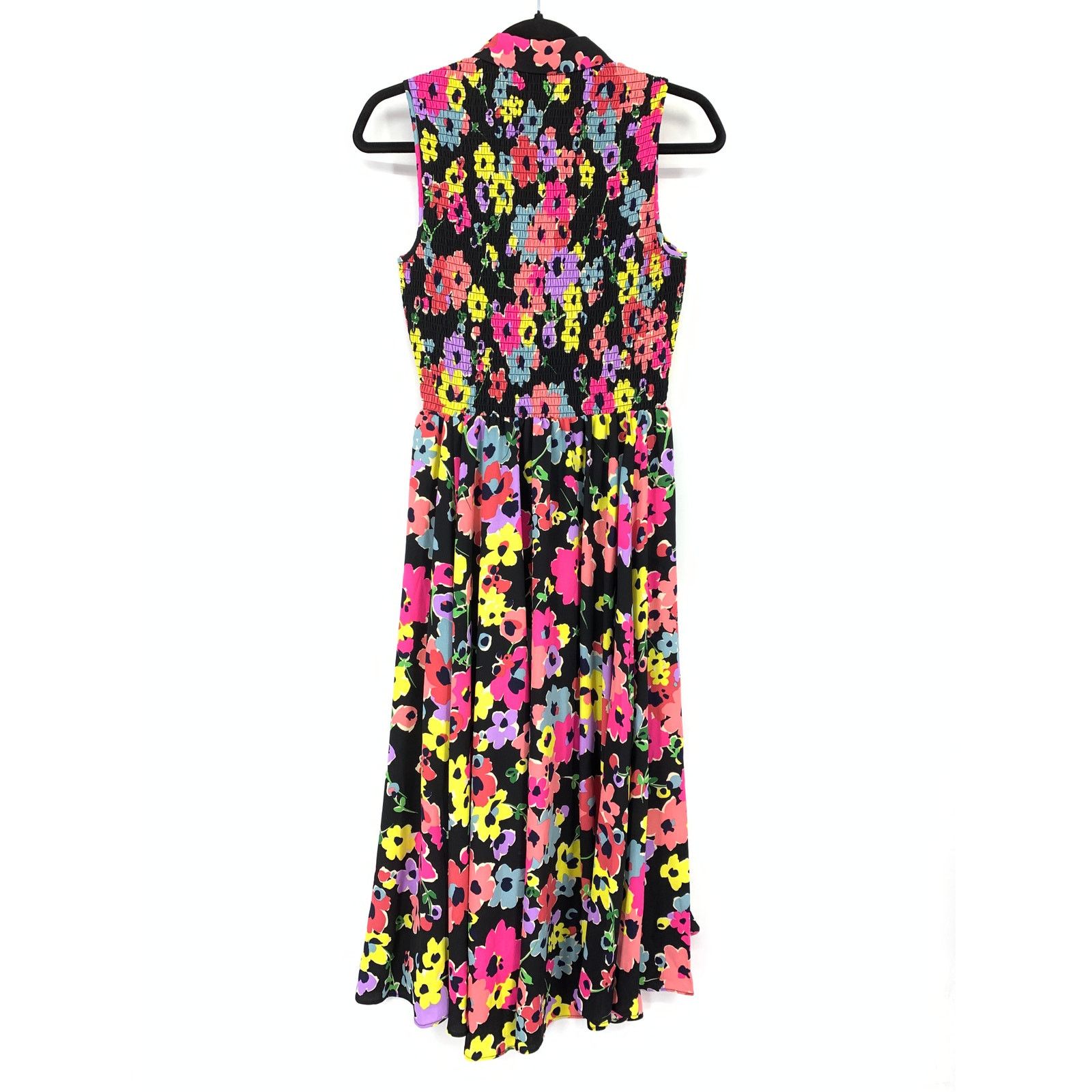 Kate Spade Kate Spade Wildflower Bouquet Midi Dress Size 2 Black NEW Size XS / US 0-2 / IT 36-38 - 2 Thumbnail