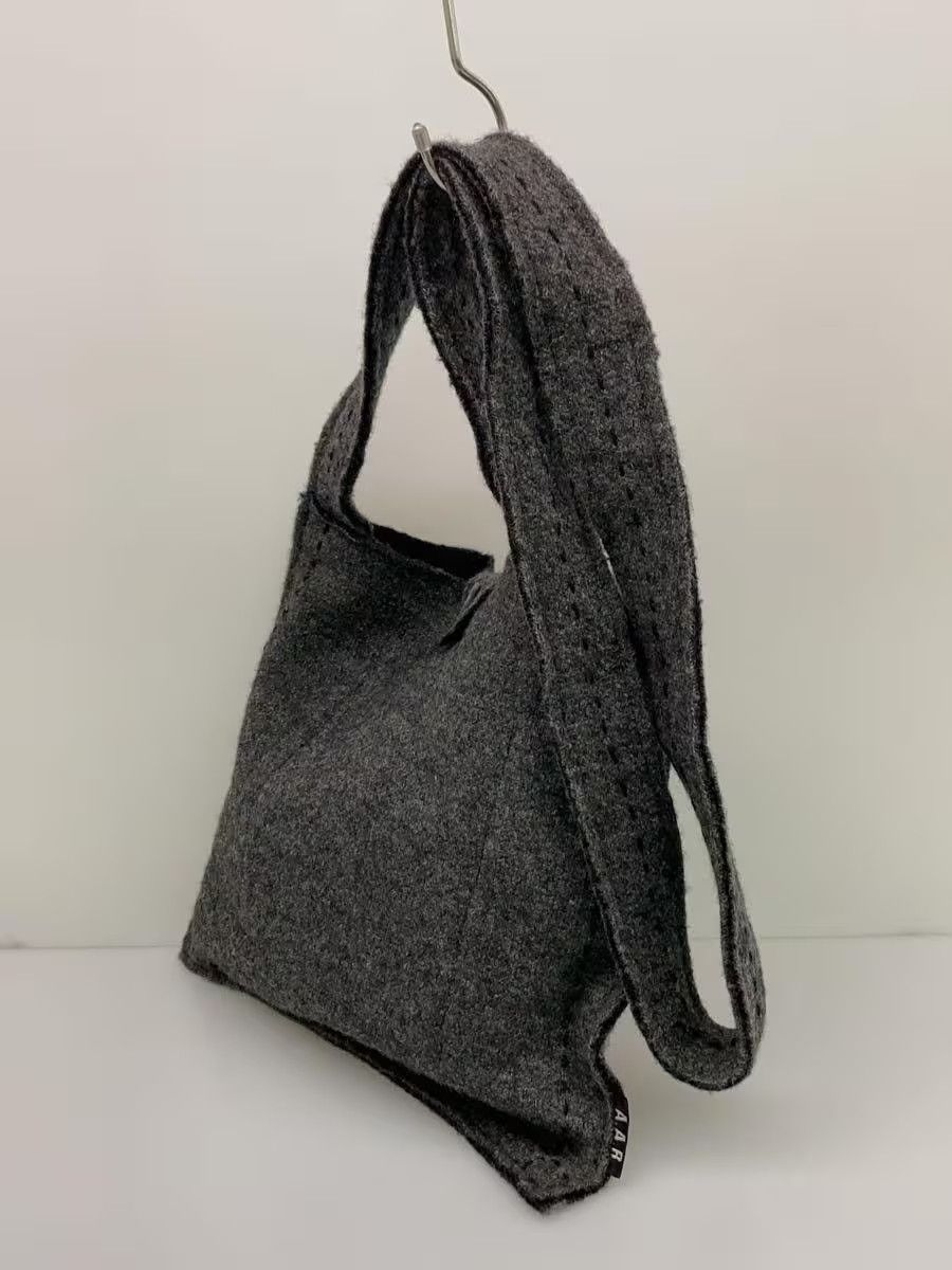 Yohji Yamamoto Contrast Stitch Wool Shoulder Bag Size ONE SIZE - 2 Thumbnail