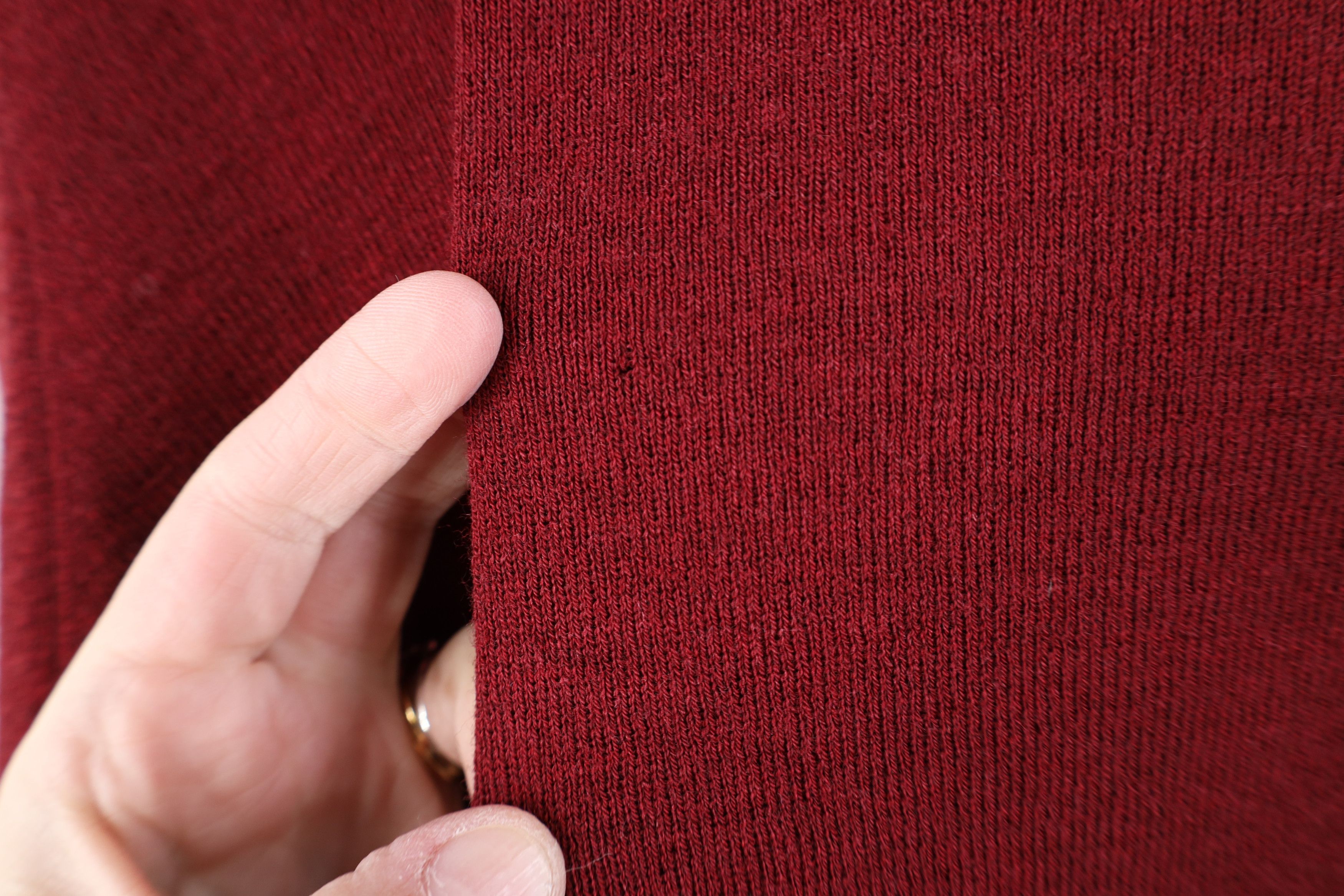 Eileen Fisher Eileen Fisher Knit Fringed Open Front Cardigan Sweater Red Size XL / US 12-14 / IT 48-50 - 10 Thumbnail