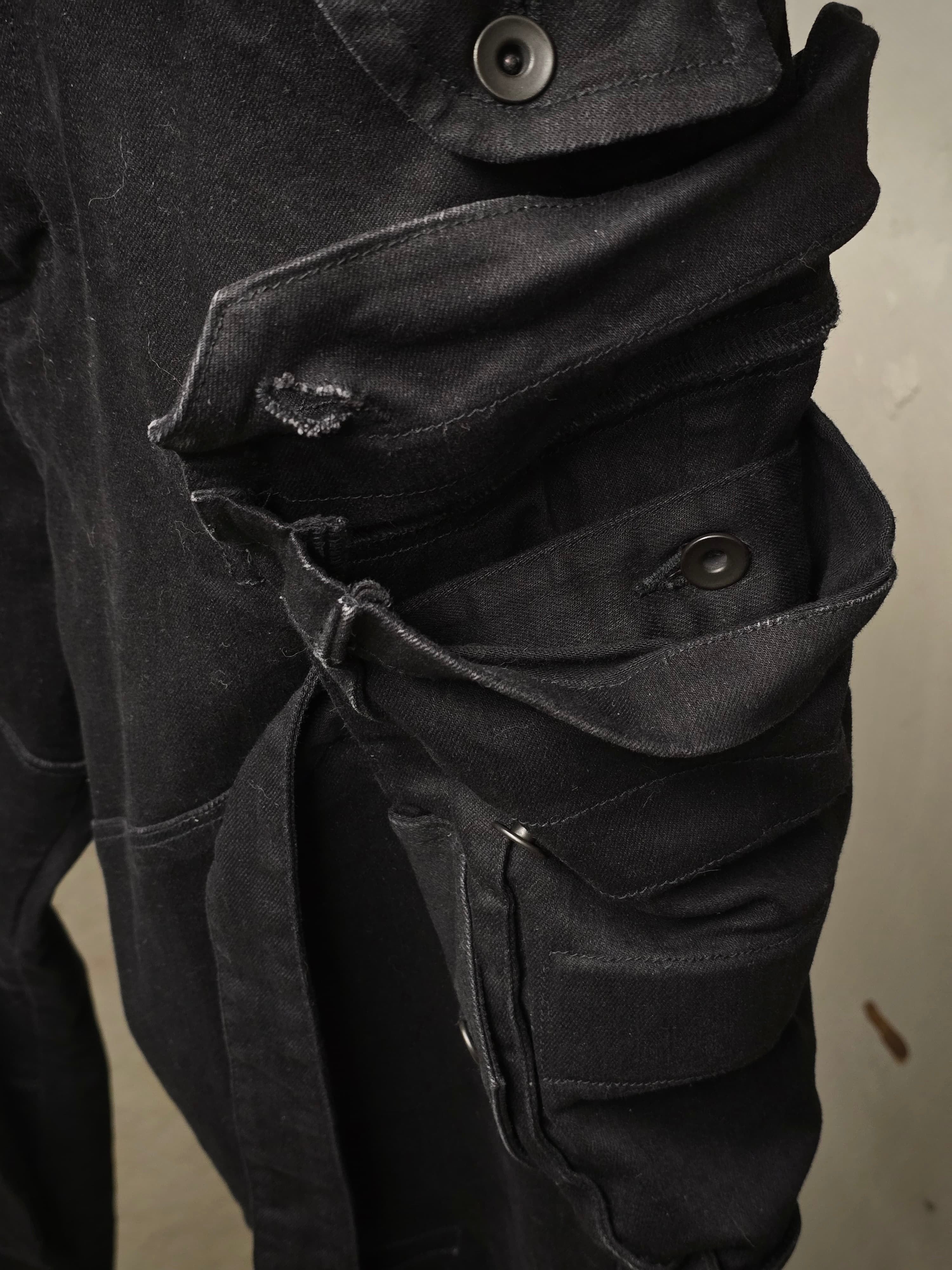 Julius Julius_7 SS21 "_PERMANENT" Gas-Mask Cargo Slim Fit Denim Size US 26 / EU 42 - 3 Thumbnail