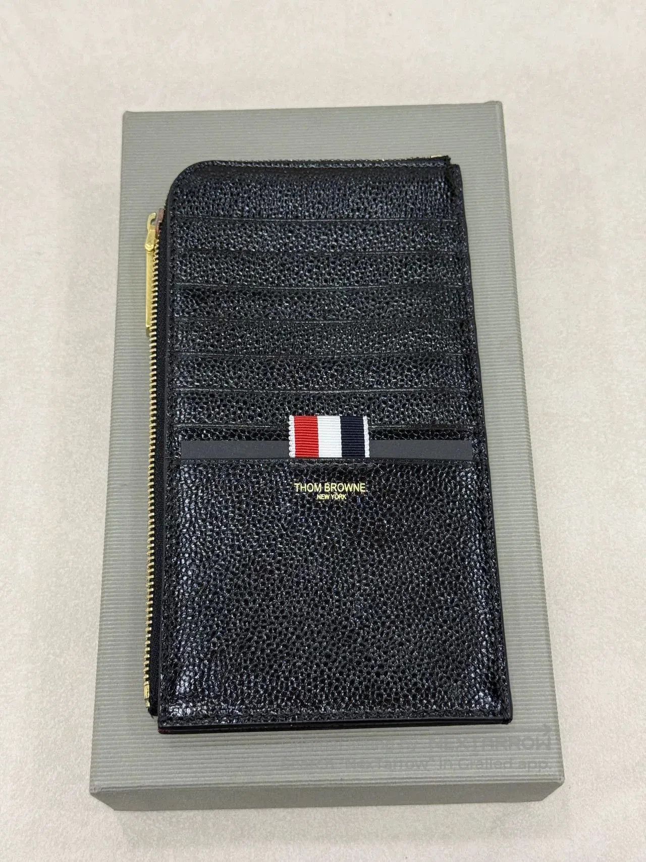 Thom Browne Thom Browne Classic Card Holder Wallet. Size ONE SIZE - 1 Thumbnail