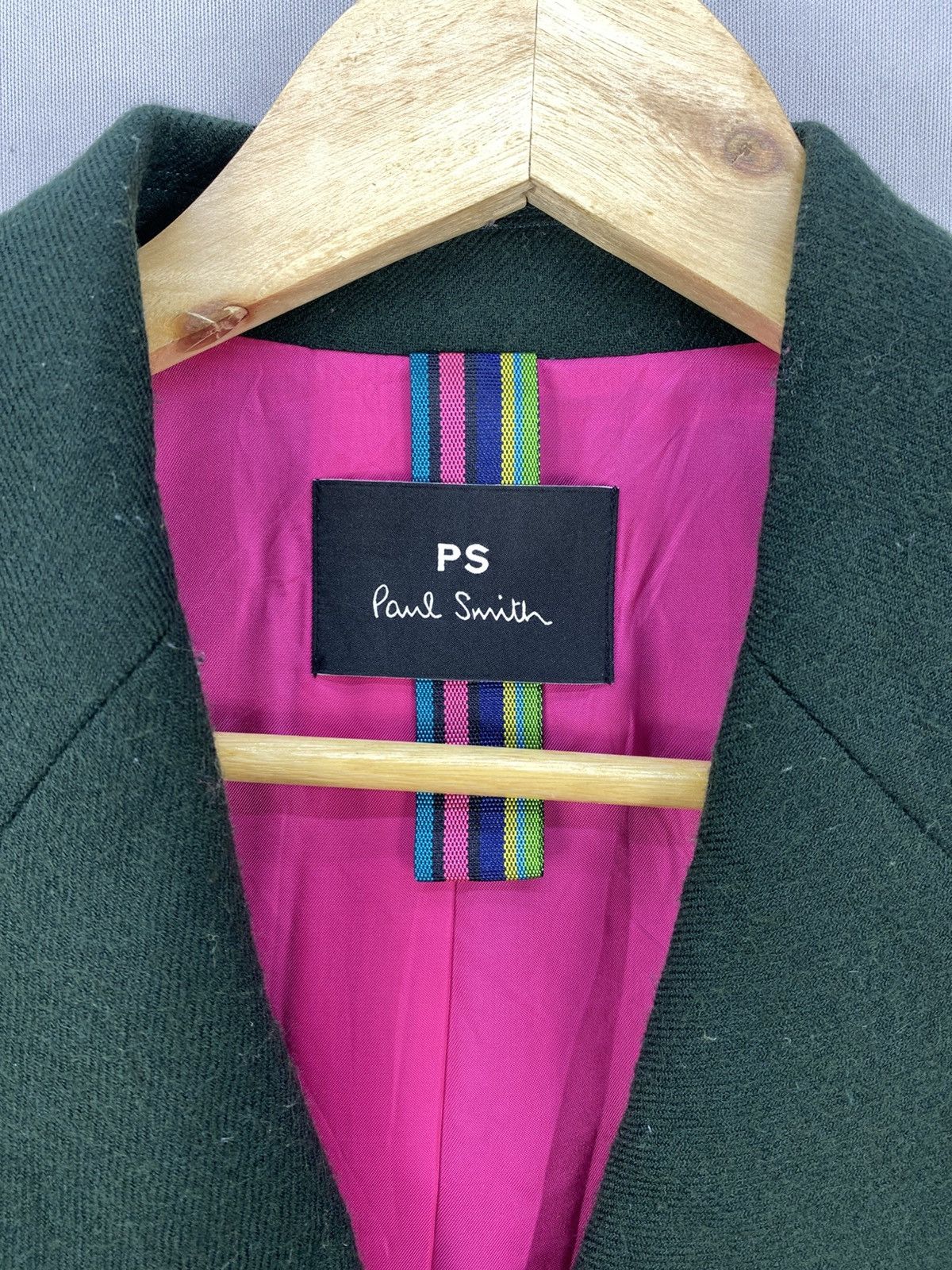Designer Vintage Paul Smith Wool Down Jacket Size S / US 4 / IT 40 - 10 Thumbnail