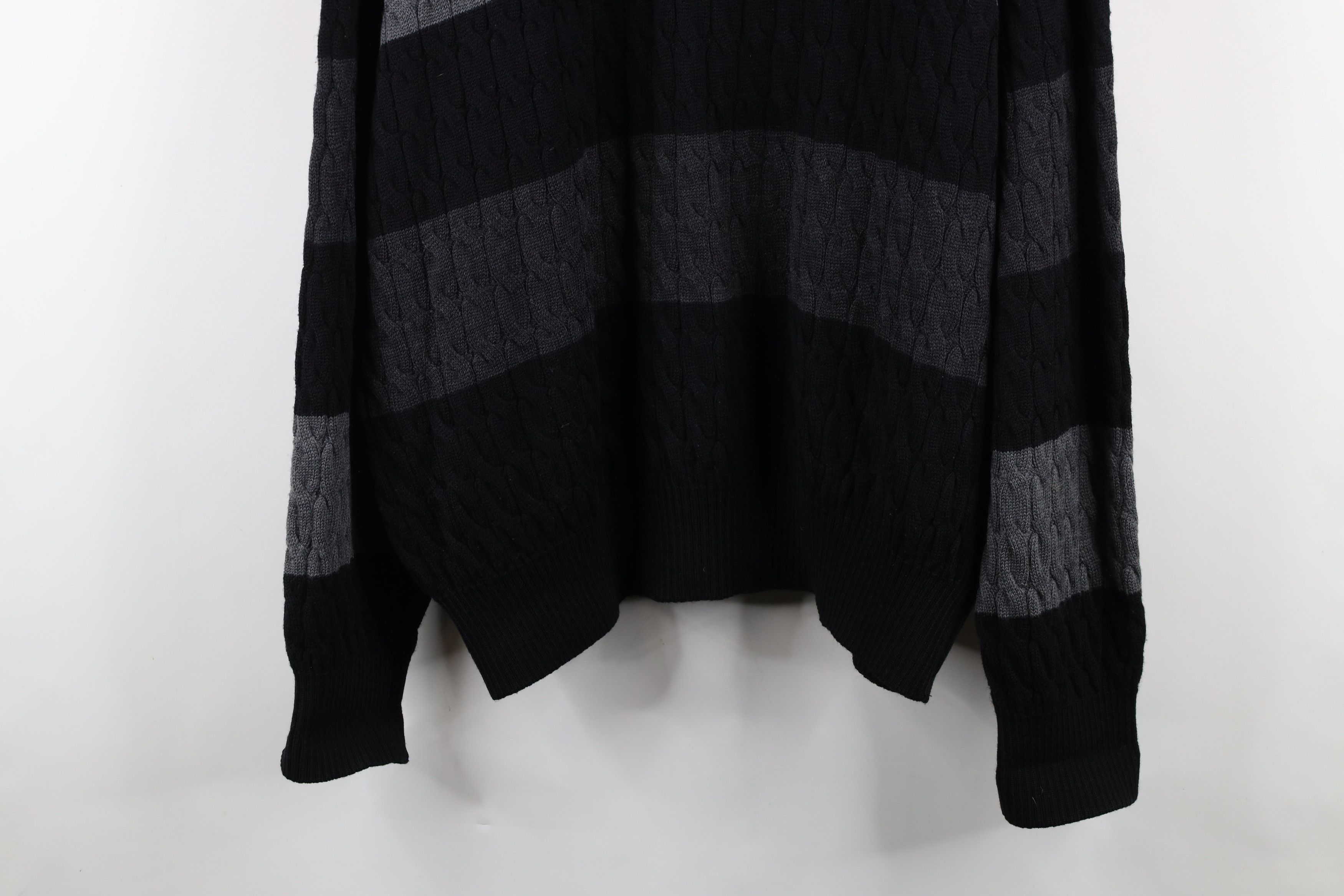 Paul & Shark × Vintage Paul & Shark Yachting Block Chunky Cable Knit Sweater Wool Size US L / EU 52-54 / 3 - 3 Thumbnail