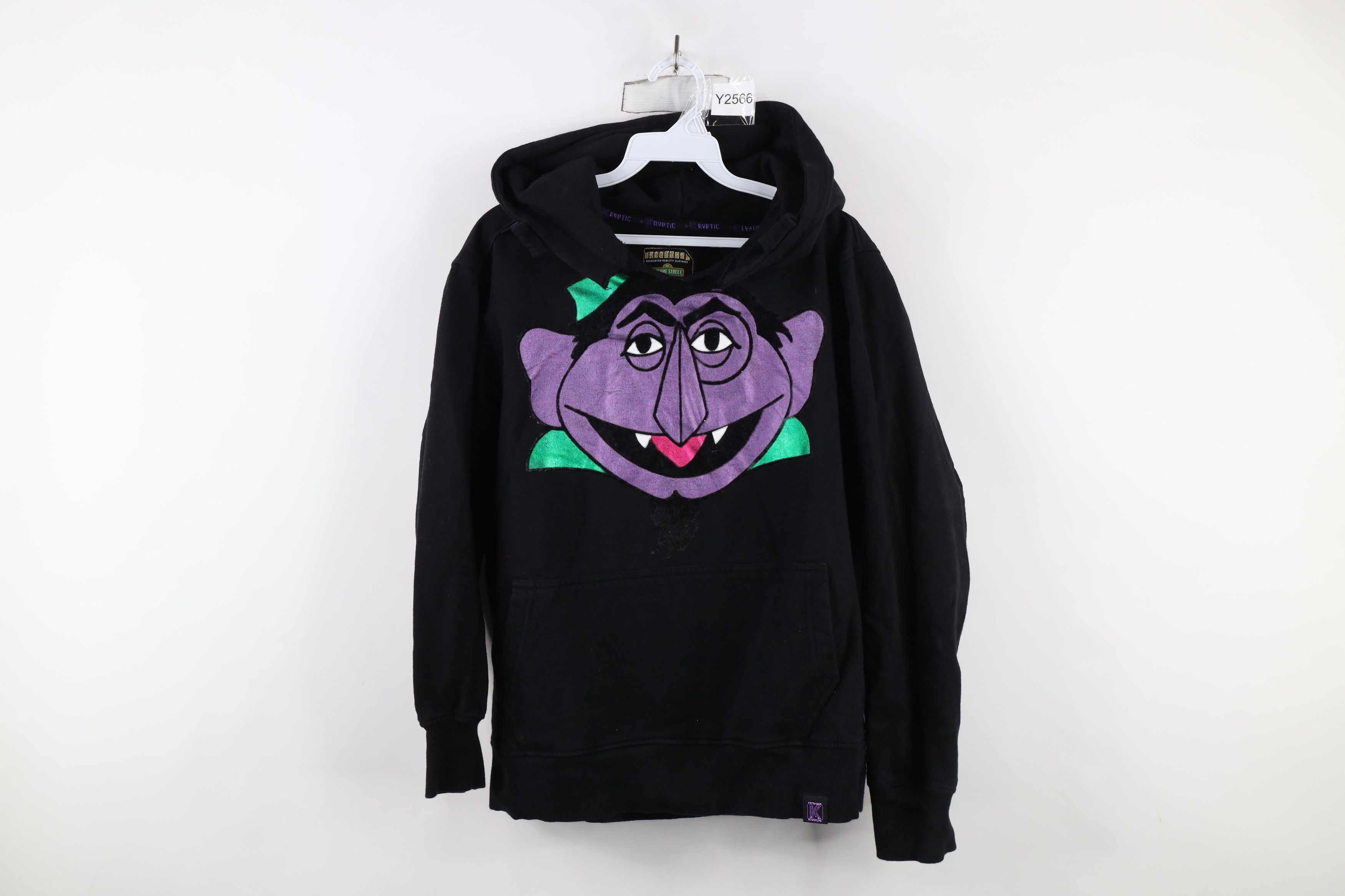 Vintage Vintage Y2K Sesame Street x de Kryptic The Count Hoodie Size L / US 10 / IT 46 - 1 Thumbnail