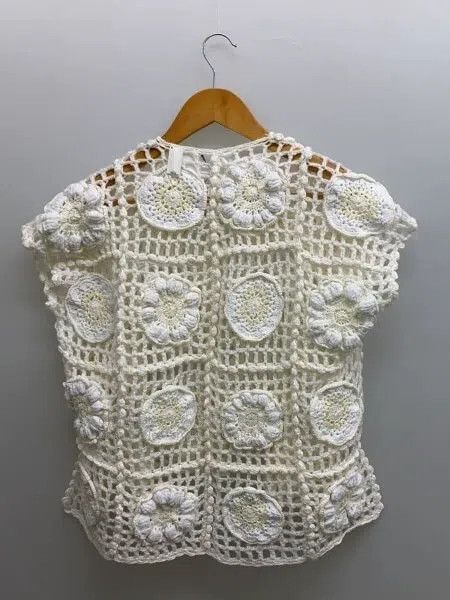 Comme des Garcons Comme Des Garcons Beige vintage woven design top Size S / US 4 / IT 40 - 2 Thumbnail