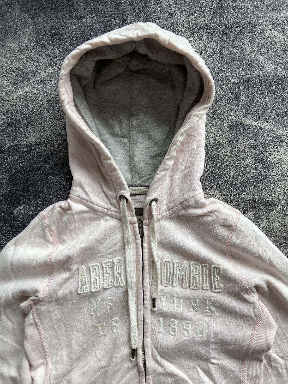 Abercrombie & Fitch Y2K Abercrombie and Fitch Cropped Hoodie Japanese LGB Style Size S / US 4 / IT 40 - 3 Thumbnail