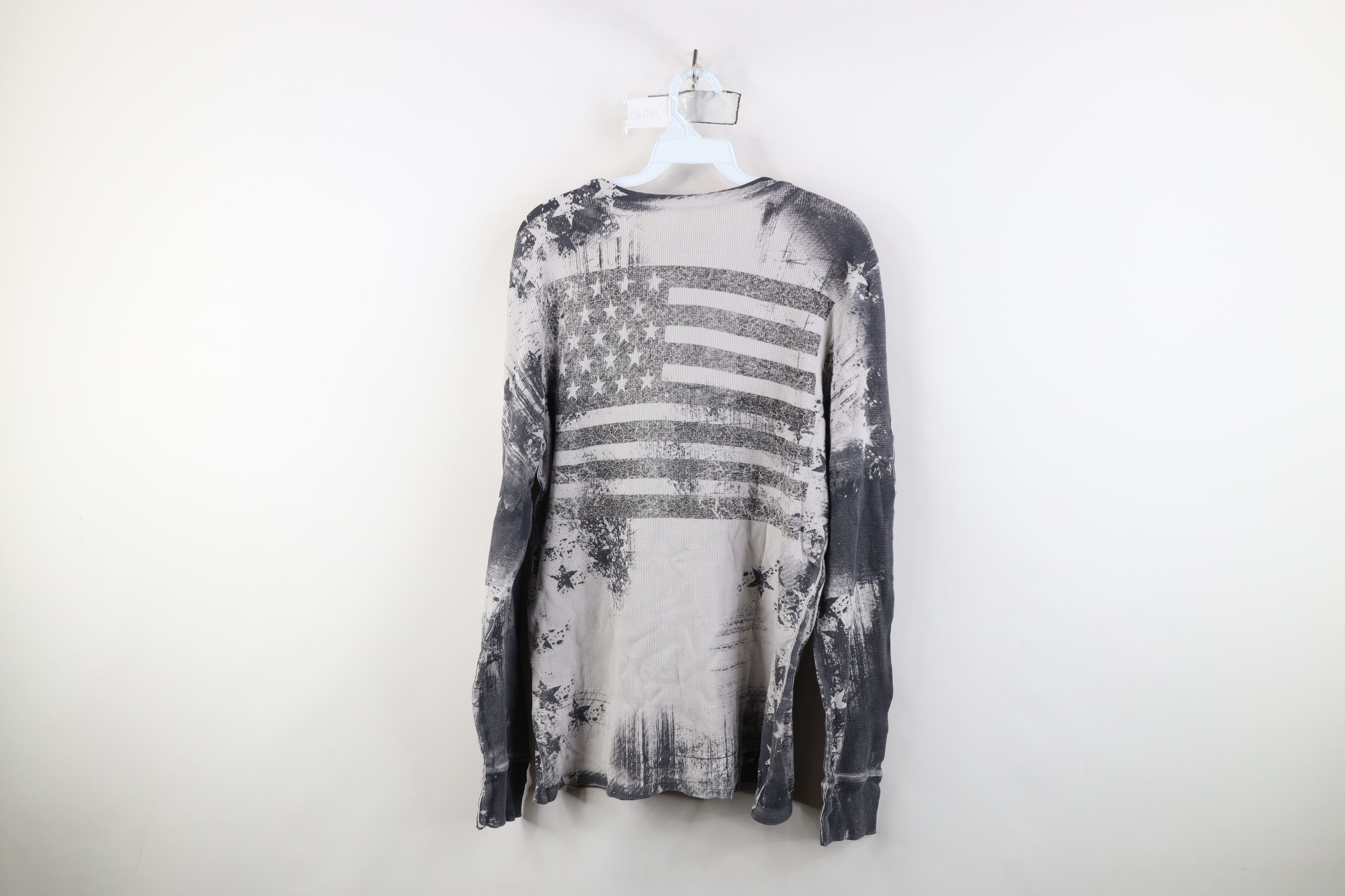 Affliction Vintage Affliction Thermal Waffle Knit Long Sleeve T-Shirt Size US M / EU 48-50 / 2 - 11 Thumbnail