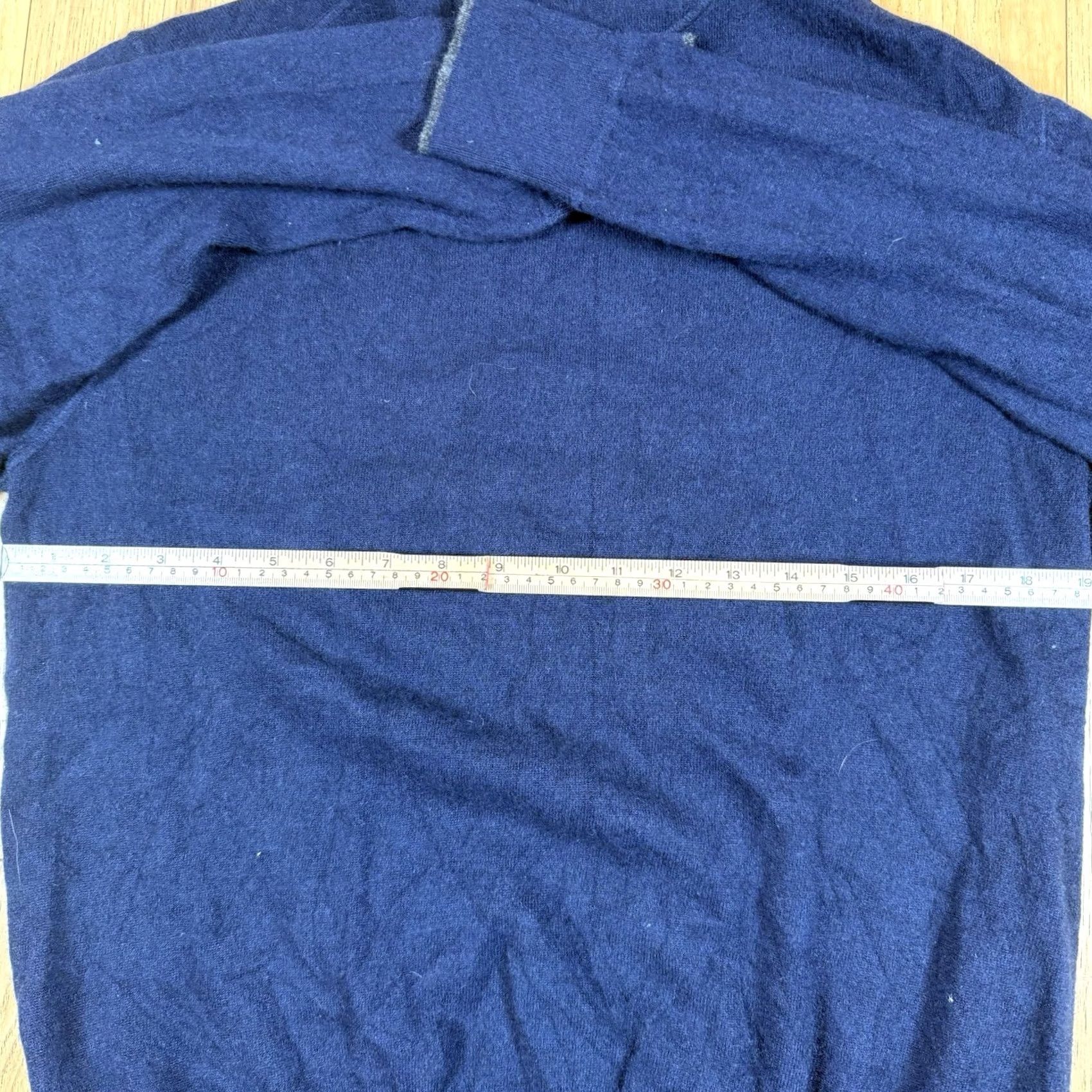 Ralph Lauren Ralph Lauren Sweater Polo Mens Medium Blue Cashmere Half Zip Pullover Casual Mens Size US M / EU 48-50 / 2 - 4 Thumbnail