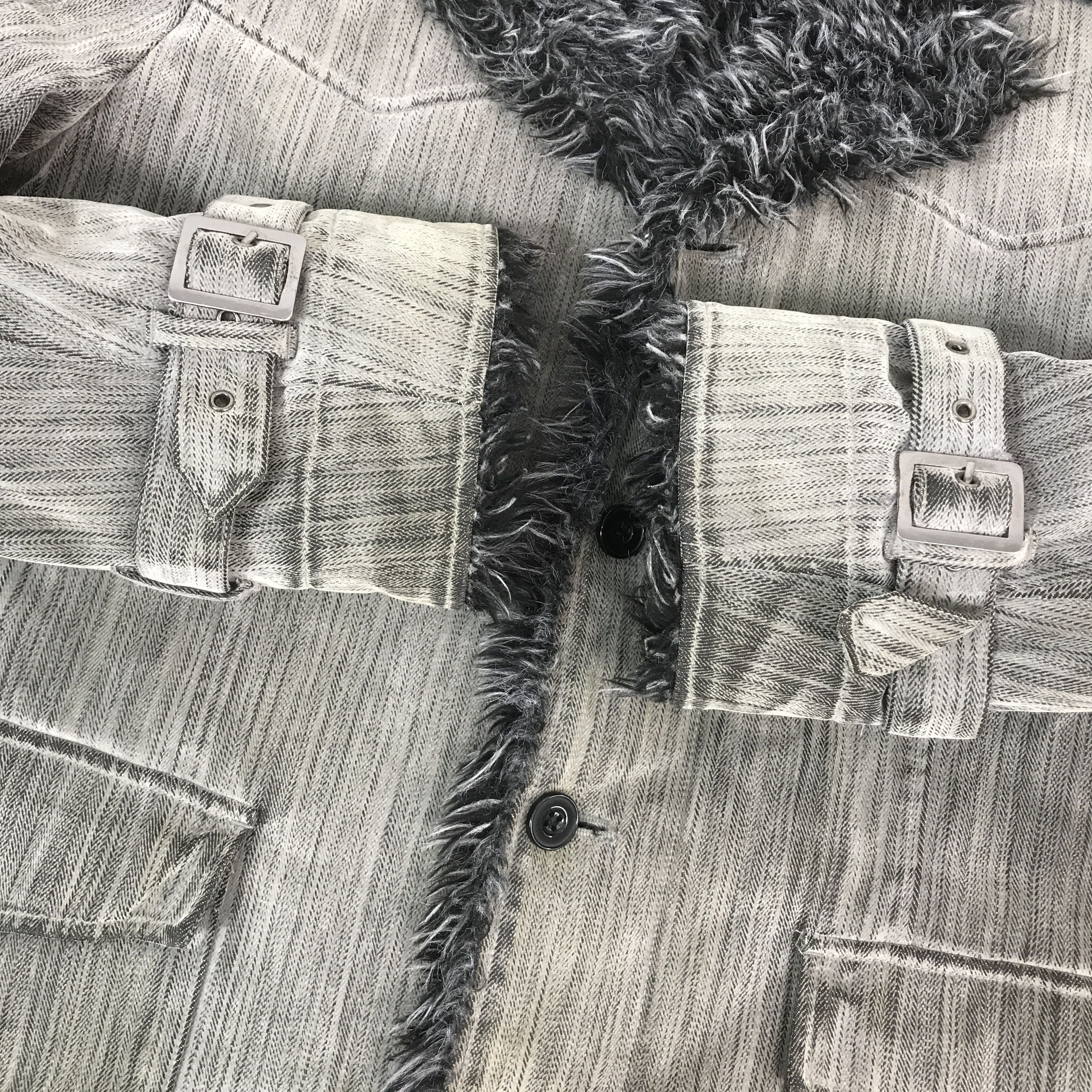 If Six Was Nine JAPANESE PAZZO DENIM STORE FUR STYLE JACKET K71B5 Size US L / EU 52-54 / 3 - 8 Thumbnail