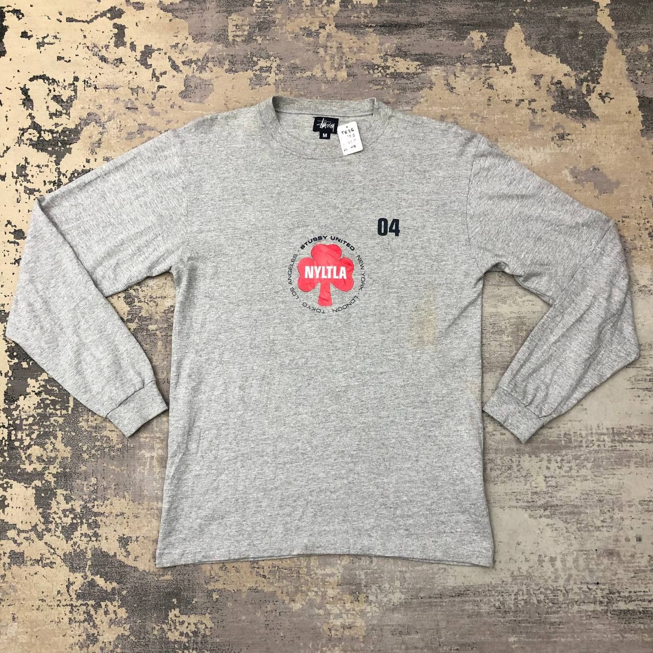 Stussy T526 VTG MADE IN USA NO.4 NYTLA STUSSY TOUR TEE Size US M / EU 48-50 / 2 - 1 Thumbnail