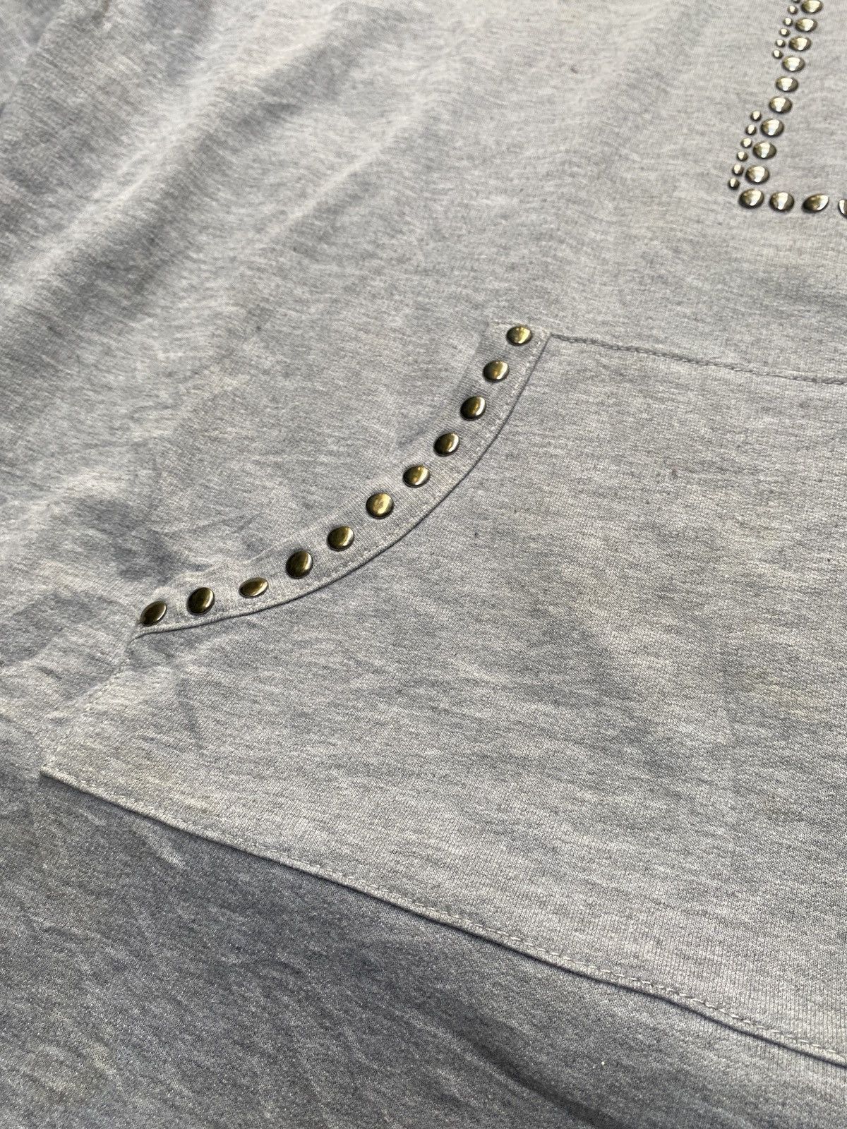 Le Grande Bleu (L.G.B.) Shinny Ripple Fur Hoodie Cross Studded Poem Ifsixwasnine lgb Size US L / EU 52-54 / 3 - 5 Thumbnail