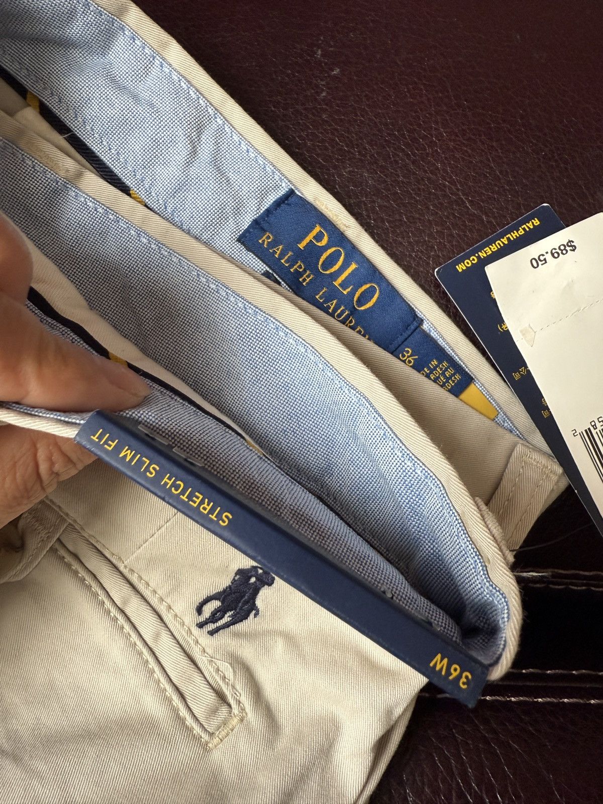 Polo Ralph Lauren Polo Ralph Lauren Shorts Men's Size 36 Fit White 9" Size US 36 / EU 52 - 6 Thumbnail