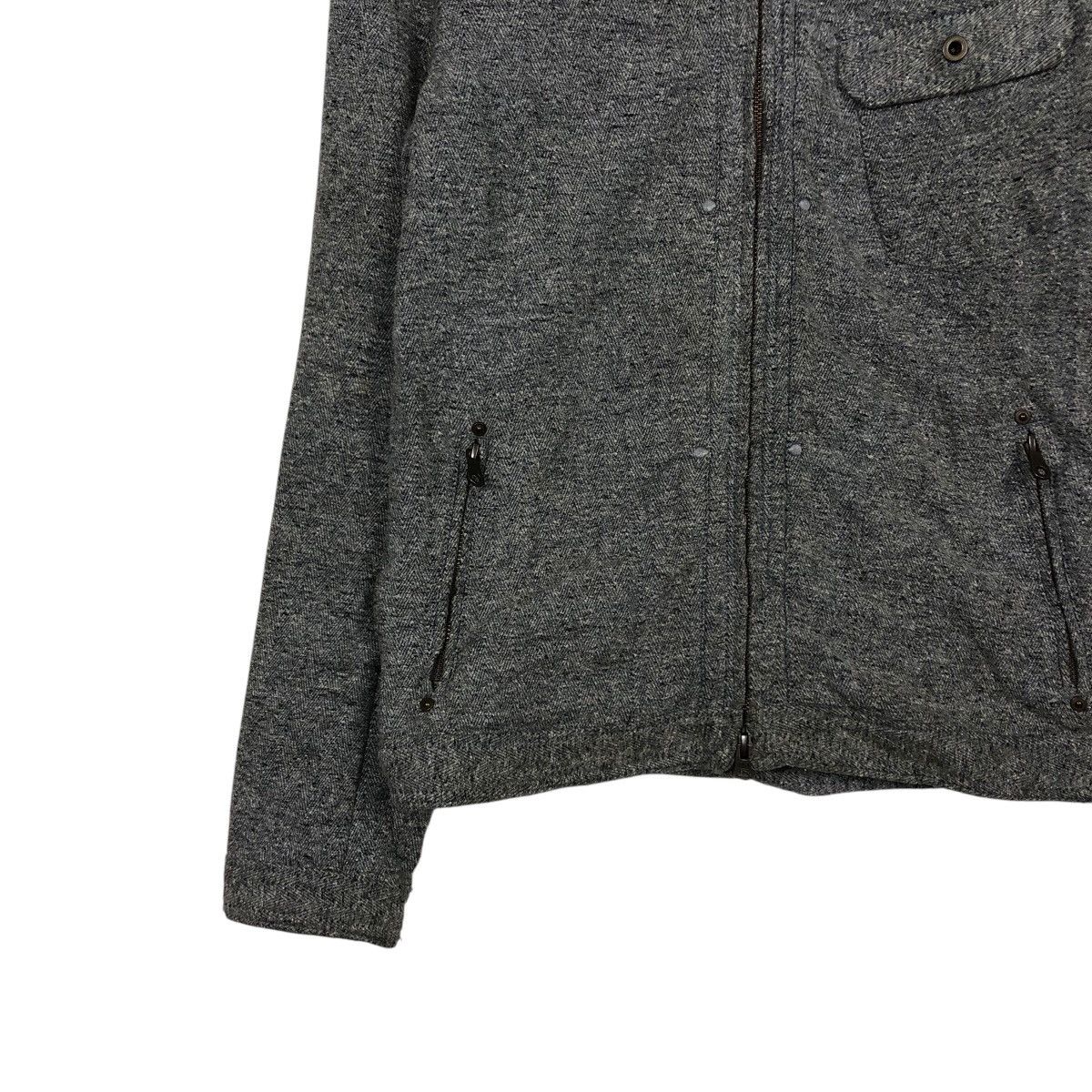Johnbull 📌Vintage Zipper Biker Jacket Johnbull Herringbone Design Size US L / EU 52-54 / 3 - 5 Thumbnail