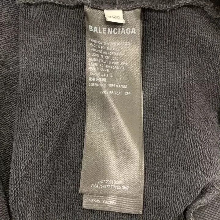 Balenciaga Balenciaga Back Logo word Mother print black and grey hoode Size US XXS / EU 40 - 7 Thumbnail