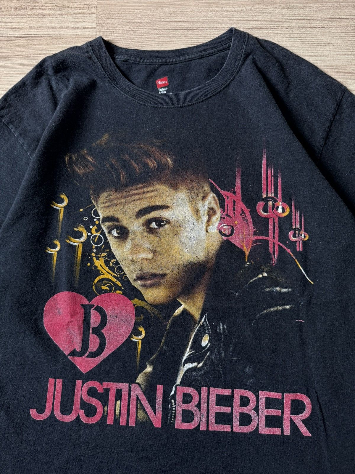 Vintage Justin bieber - believe tour t shirt 2012