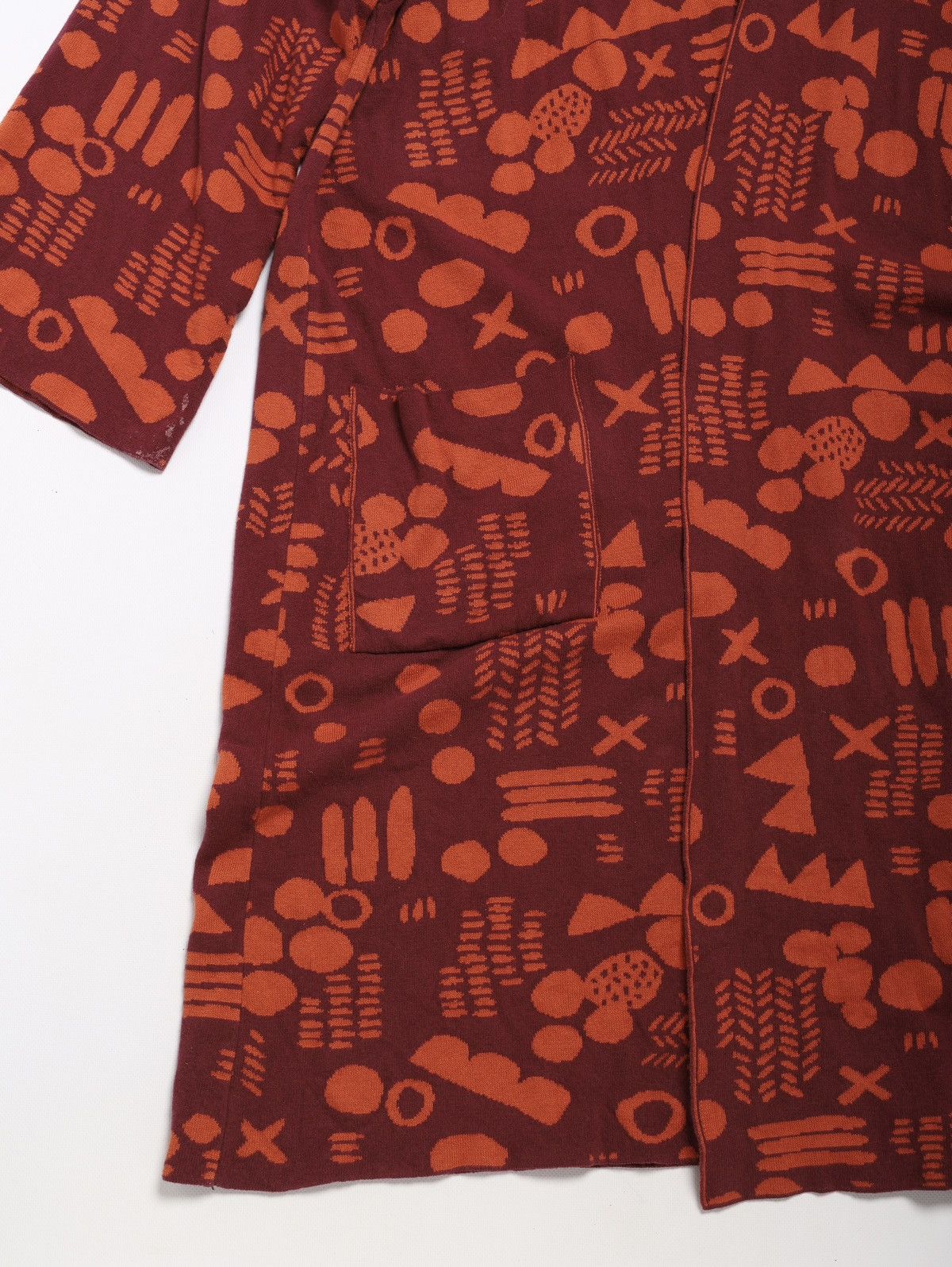 Gudrun Sjoden Gudrun Sjoden Cotton Long Cardigan Dress Coat Printed Flower Size XL / US 12-14 / IT 48-50 - 5 Thumbnail