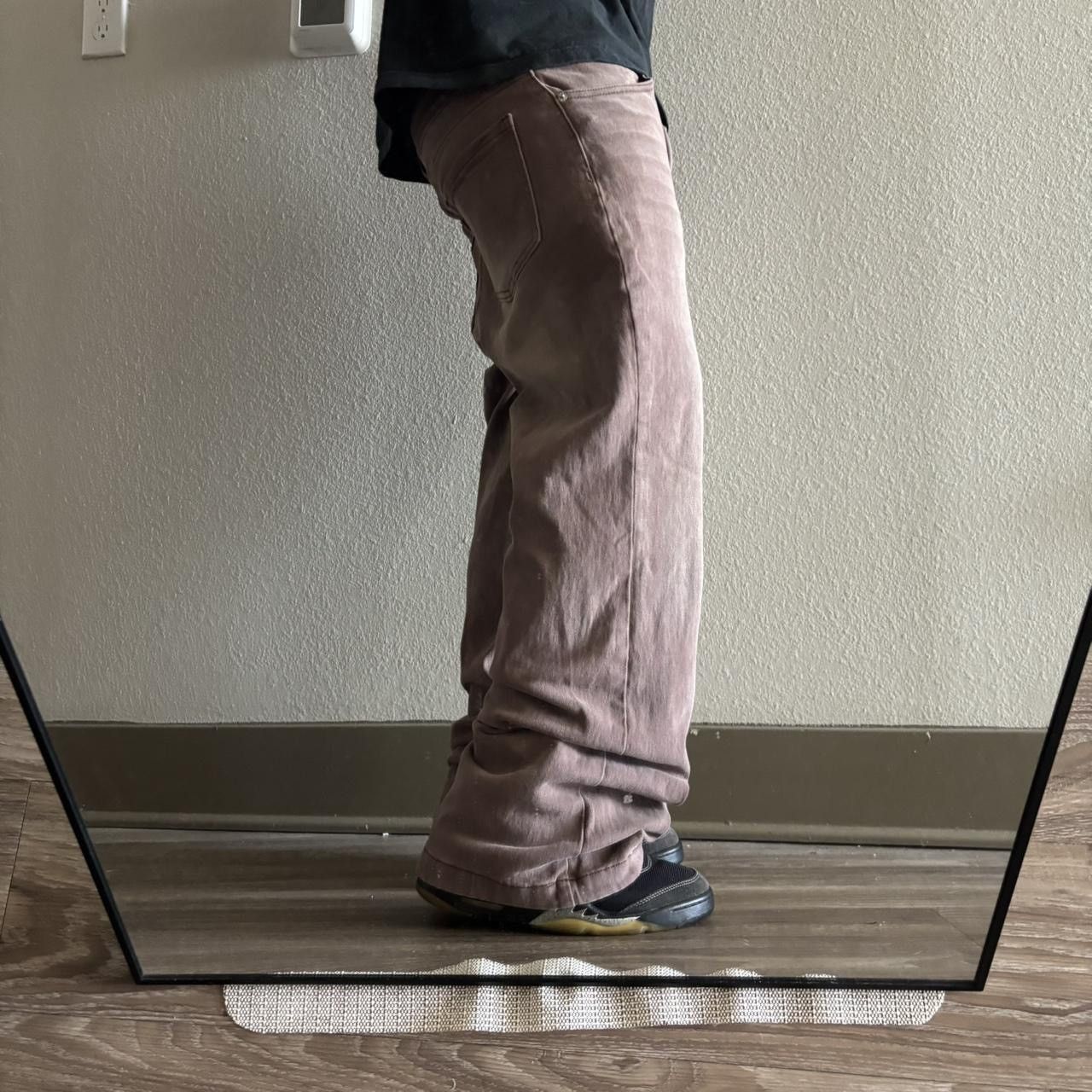 Vintage Crazy Vintage Y2K/2000s Grunge Faded Brown Denim Jeans! 31x30 Size US 31 - 2 Thumbnail