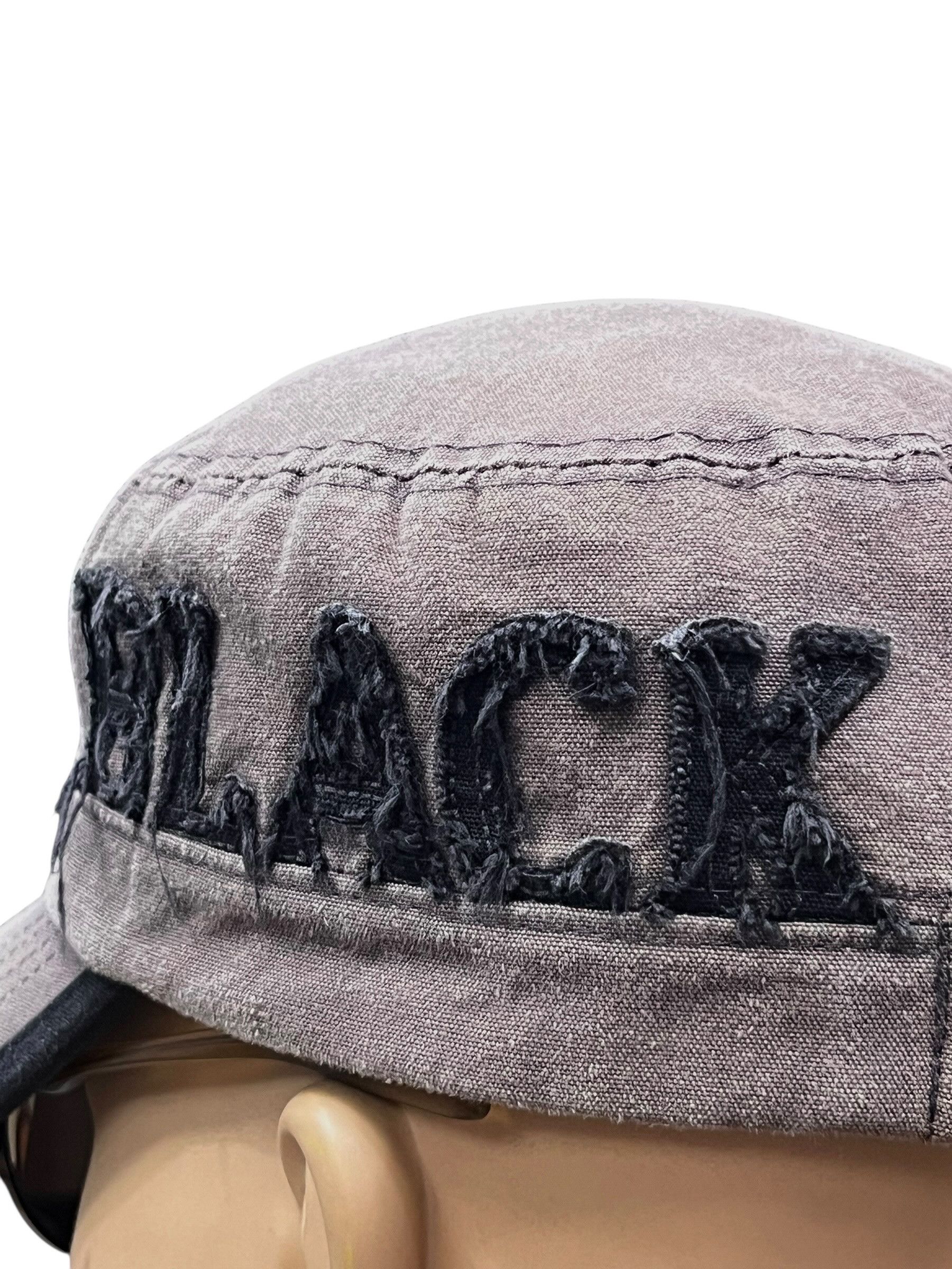 Vintage Vintage BLACK REBEL Distressed Grunge Military Cap Size ONE SIZE - 6 Thumbnail