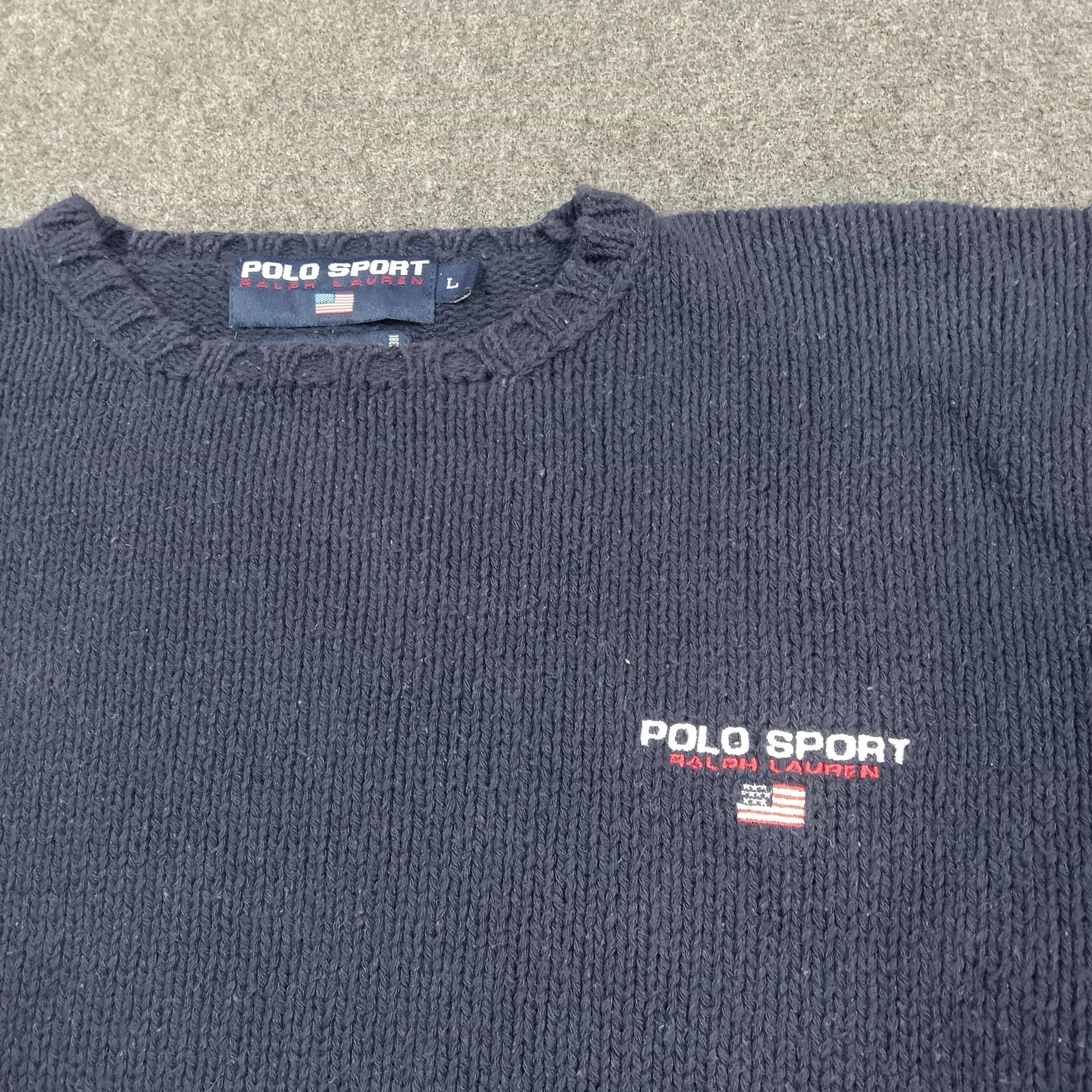 Polo Ralph Lauren Polo Sport Ralph Lauren Knitwear Sweatshirt C281N20 Size US L / EU 52-54 / 3 - 2 Thumbnail